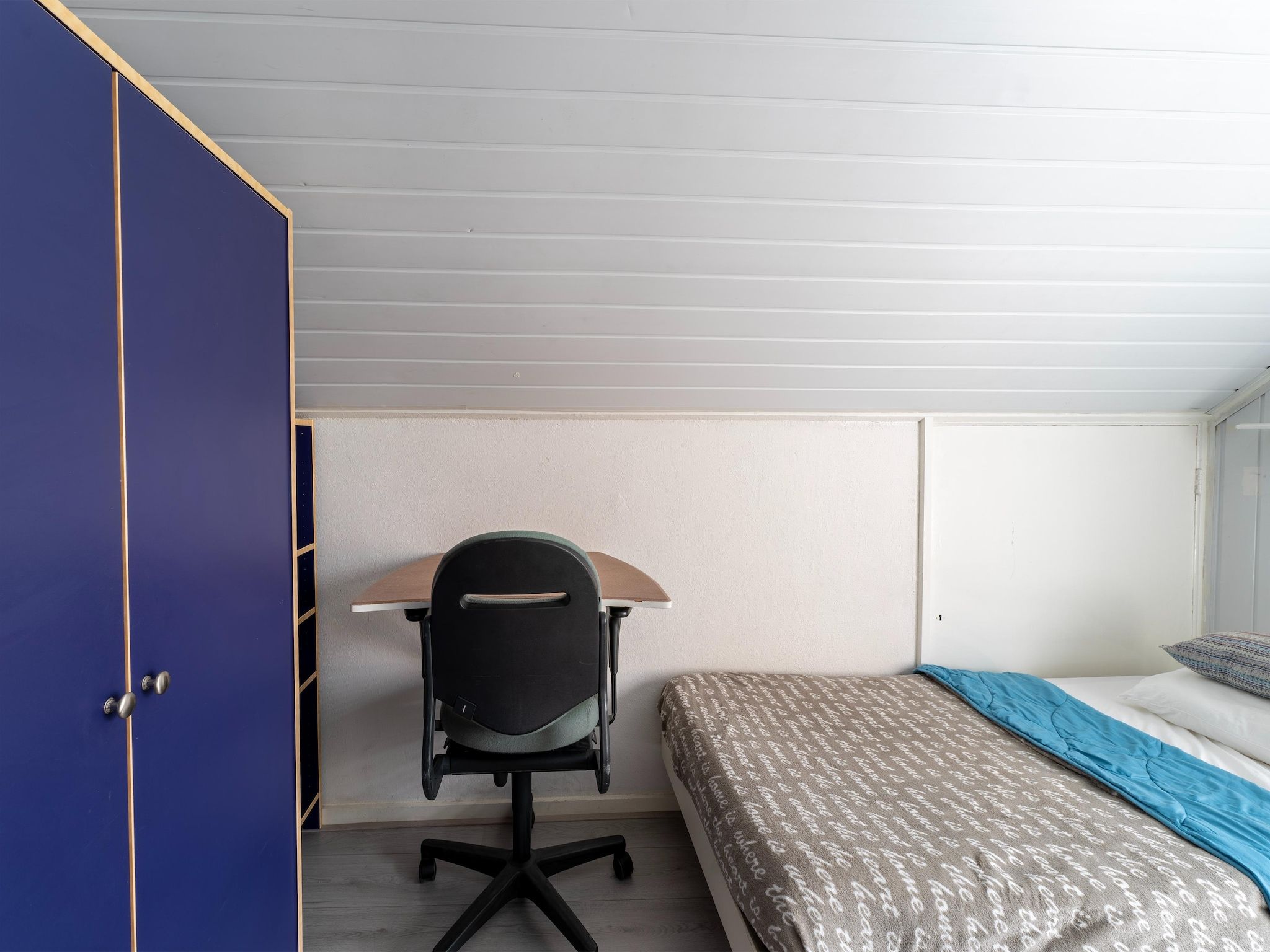 Een slaapkamer van Vakantiewoning Aarab in Vlissingen