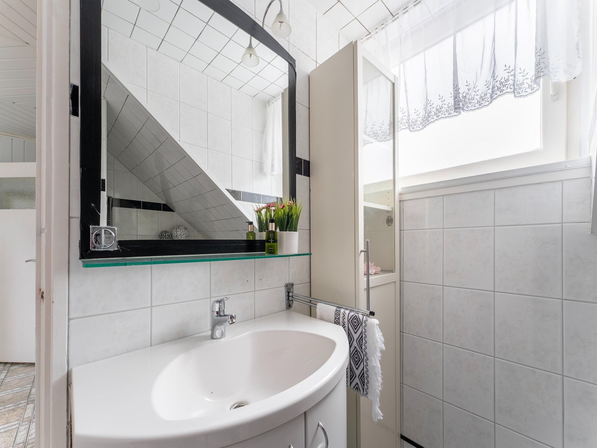 De badkamer van Vakantiewoning Aarab in Vlissingen