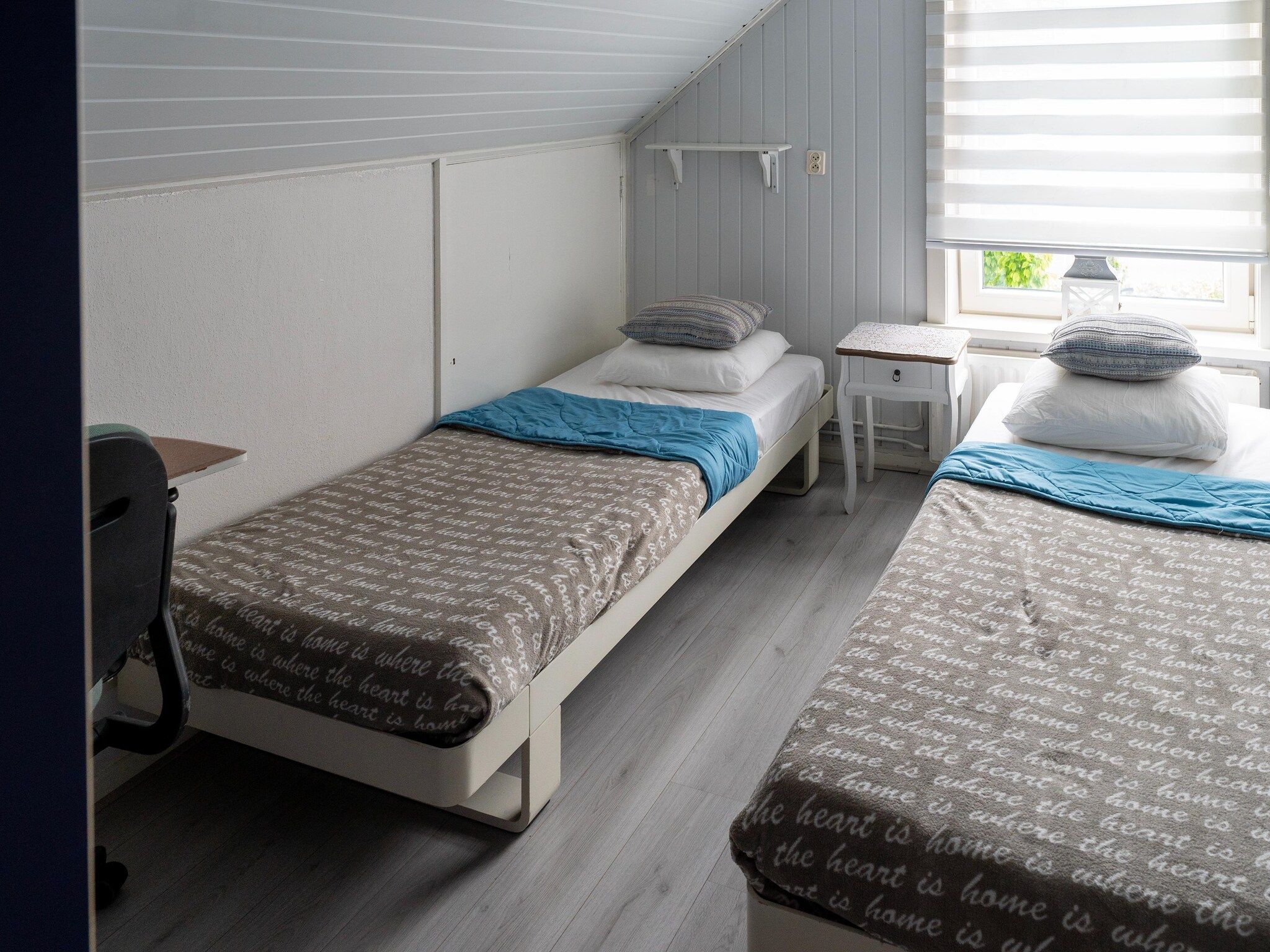 Een slaapkamer van Vakantiewoning Aarab in Vlissingen