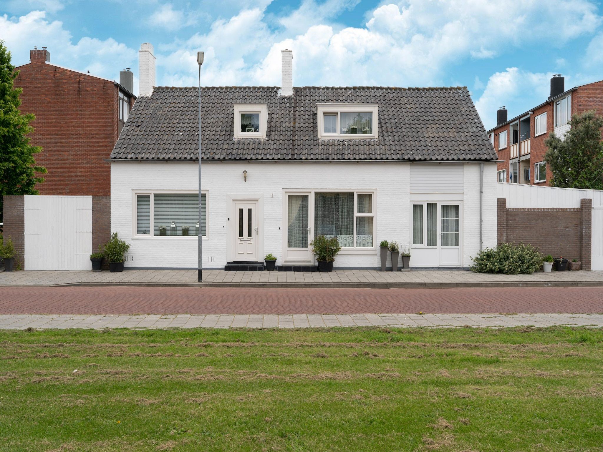 De buitenkant van Vakantiewoning Aarab in Vlissingen
