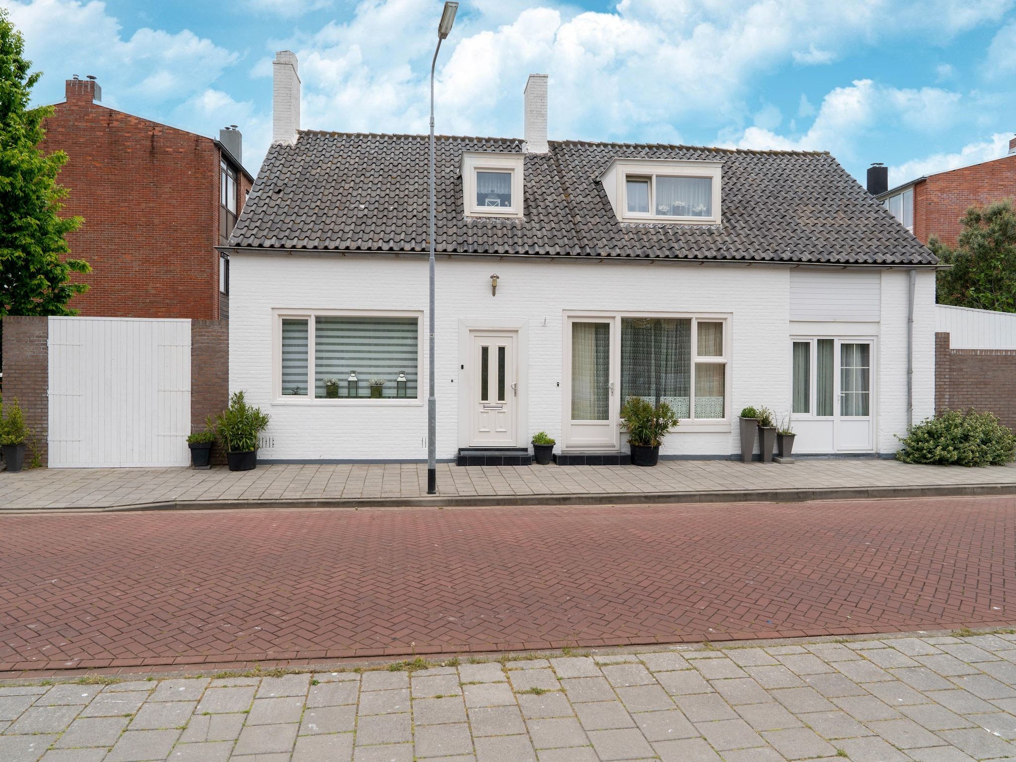 De buitenkant van Vakantiewoning Aarab in Vlissingen