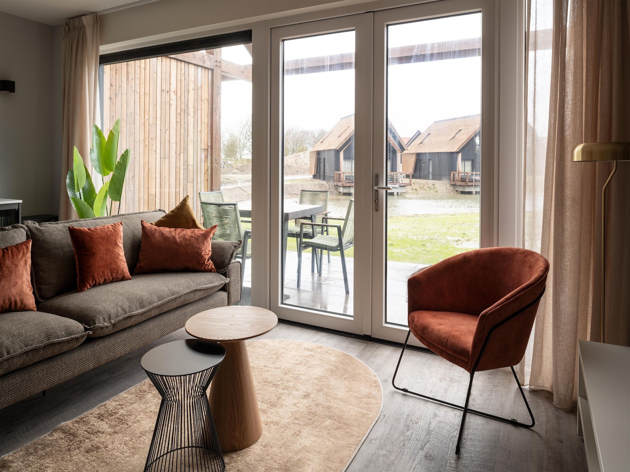 De woonkamer van Resort Nieuwvliet-Bad 2 in Nieuwvliet