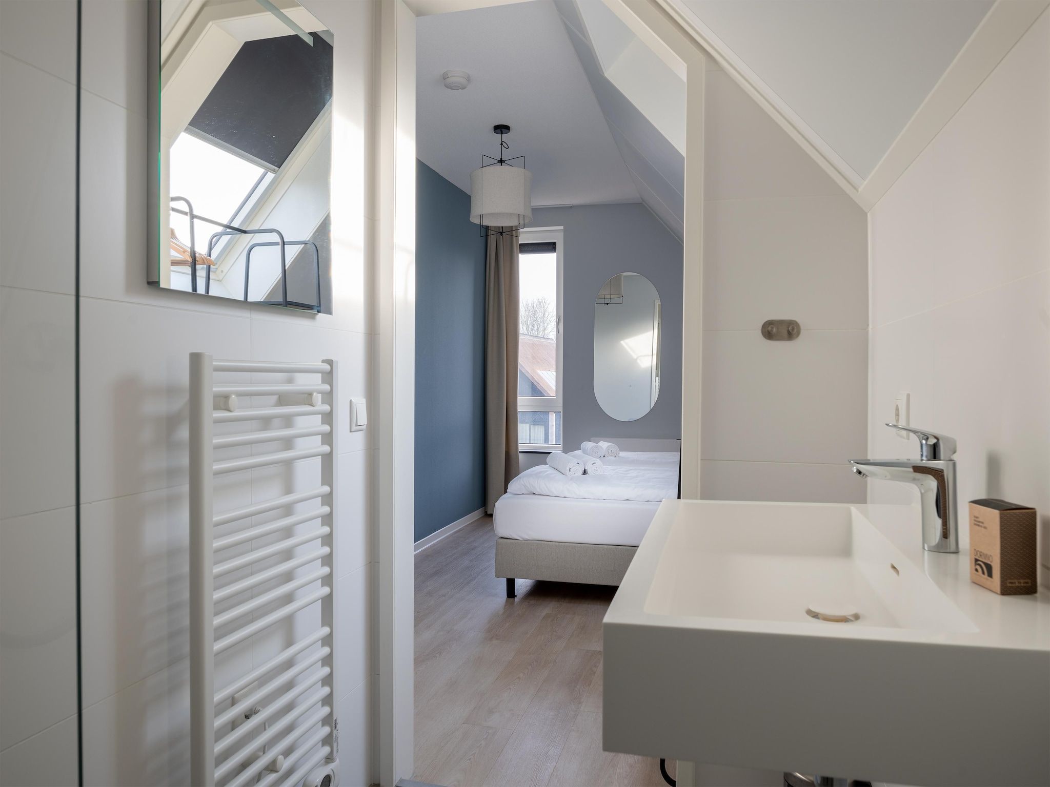 De badkamer van Resort Nieuwvliet-Bad 3 in Nieuwvliet