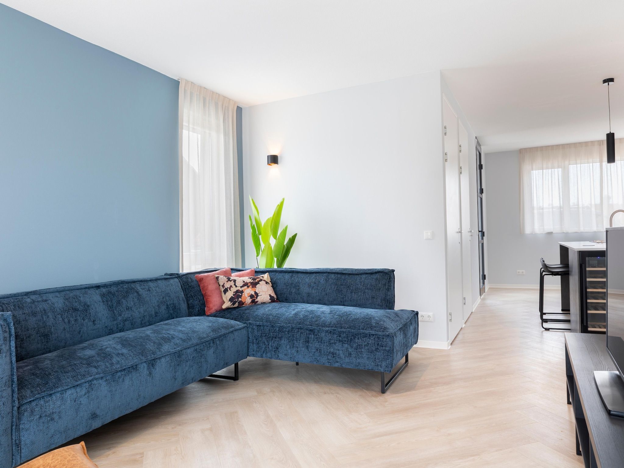 De woonkamer van Resort Nieuwvliet-Bad 3 in Nieuwvliet