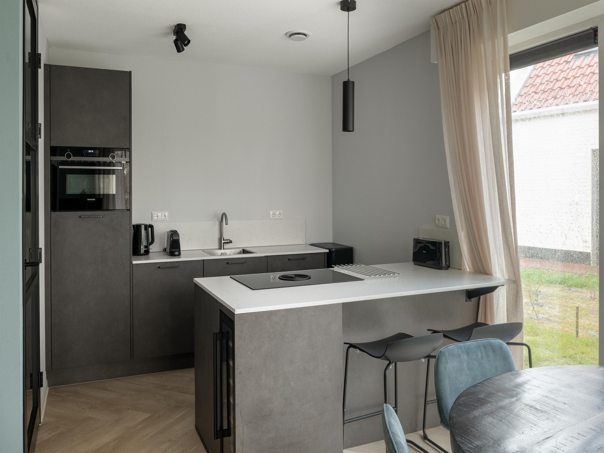 De keuken van Resort Nieuwvliet-Bad 4 in Nieuwvliet