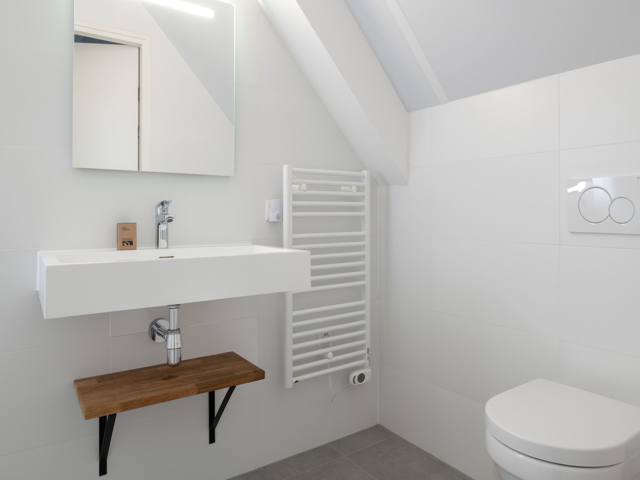 De badkamer van Resort Nieuwvliet-Bad 6 in Nieuwvliet