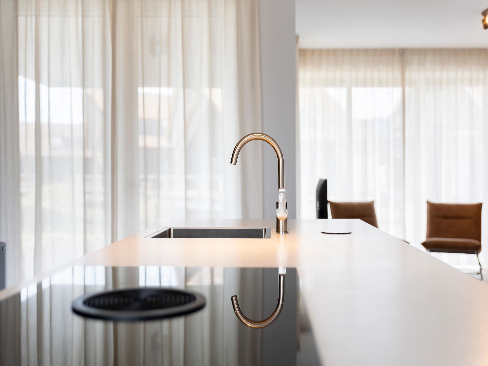 De keuken van Resort Nieuwvliet-Bad 7 in Nieuwvliet