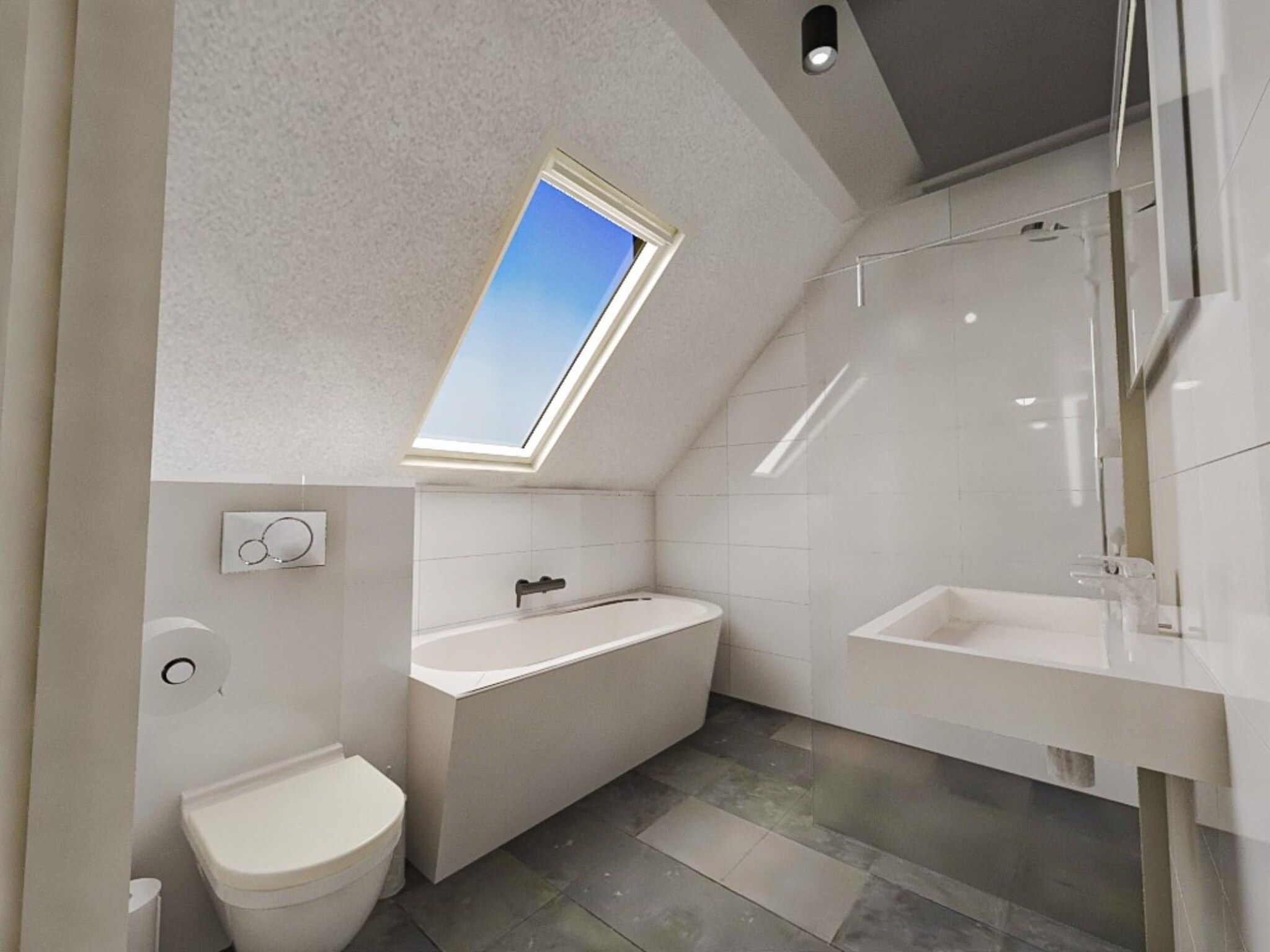 De badkamer van Resort Nieuwvliet-Bad 8 in Nieuwvliet