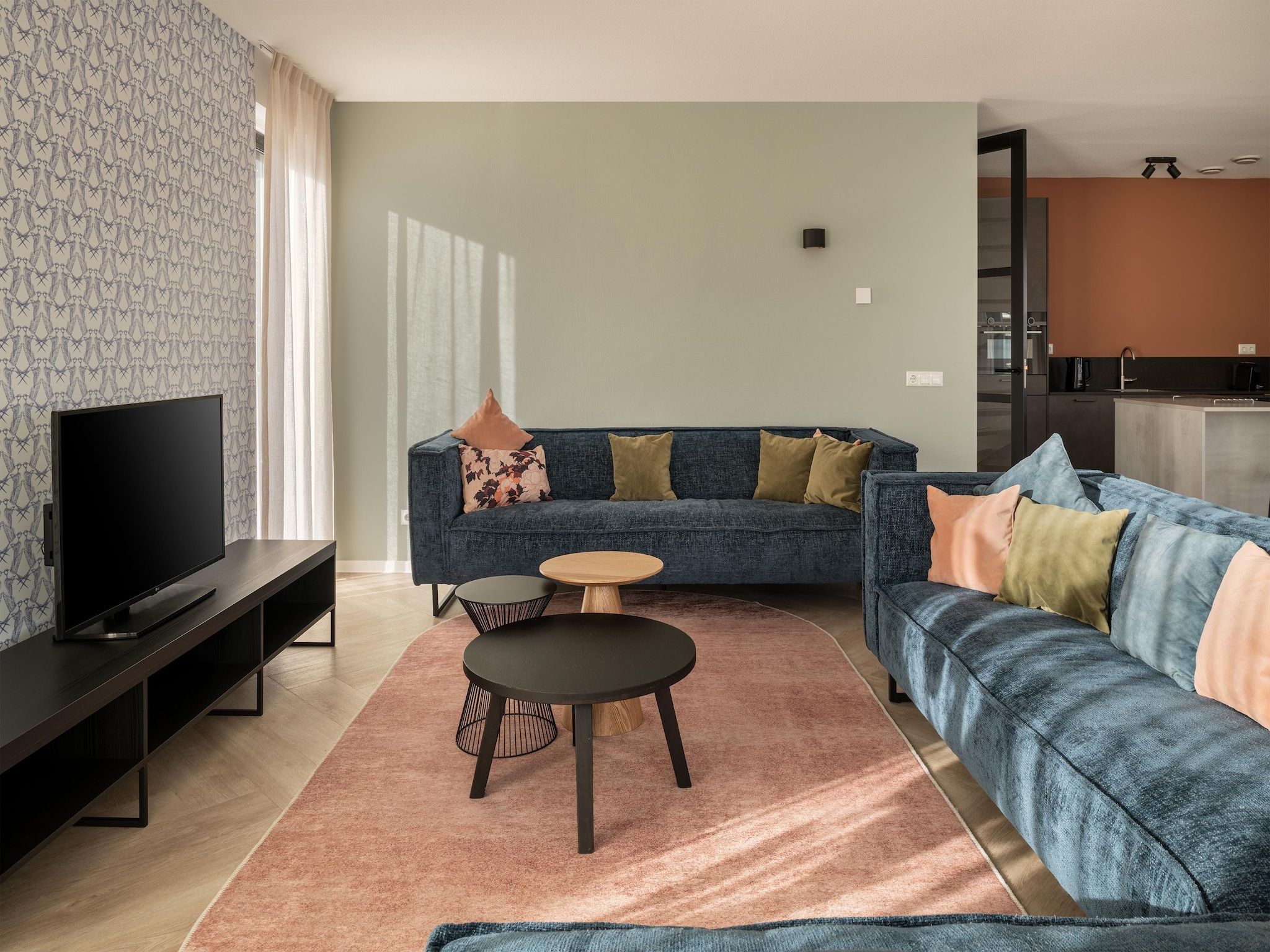 De woonkamer van Resort Nieuwvliet-Bad 9 in Nieuwvliet