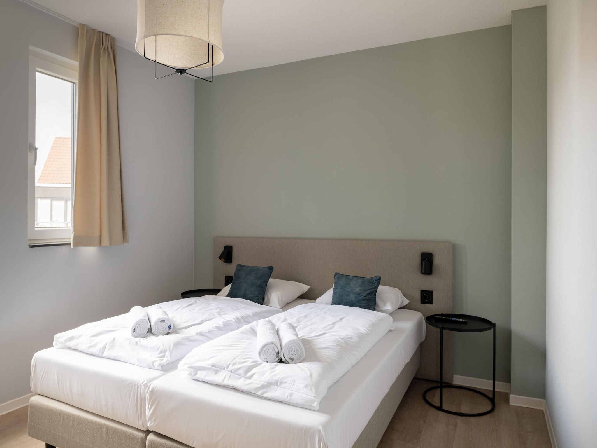 Een slaapkamer van Resort Nieuwvliet-Bad 9 in Nieuwvliet