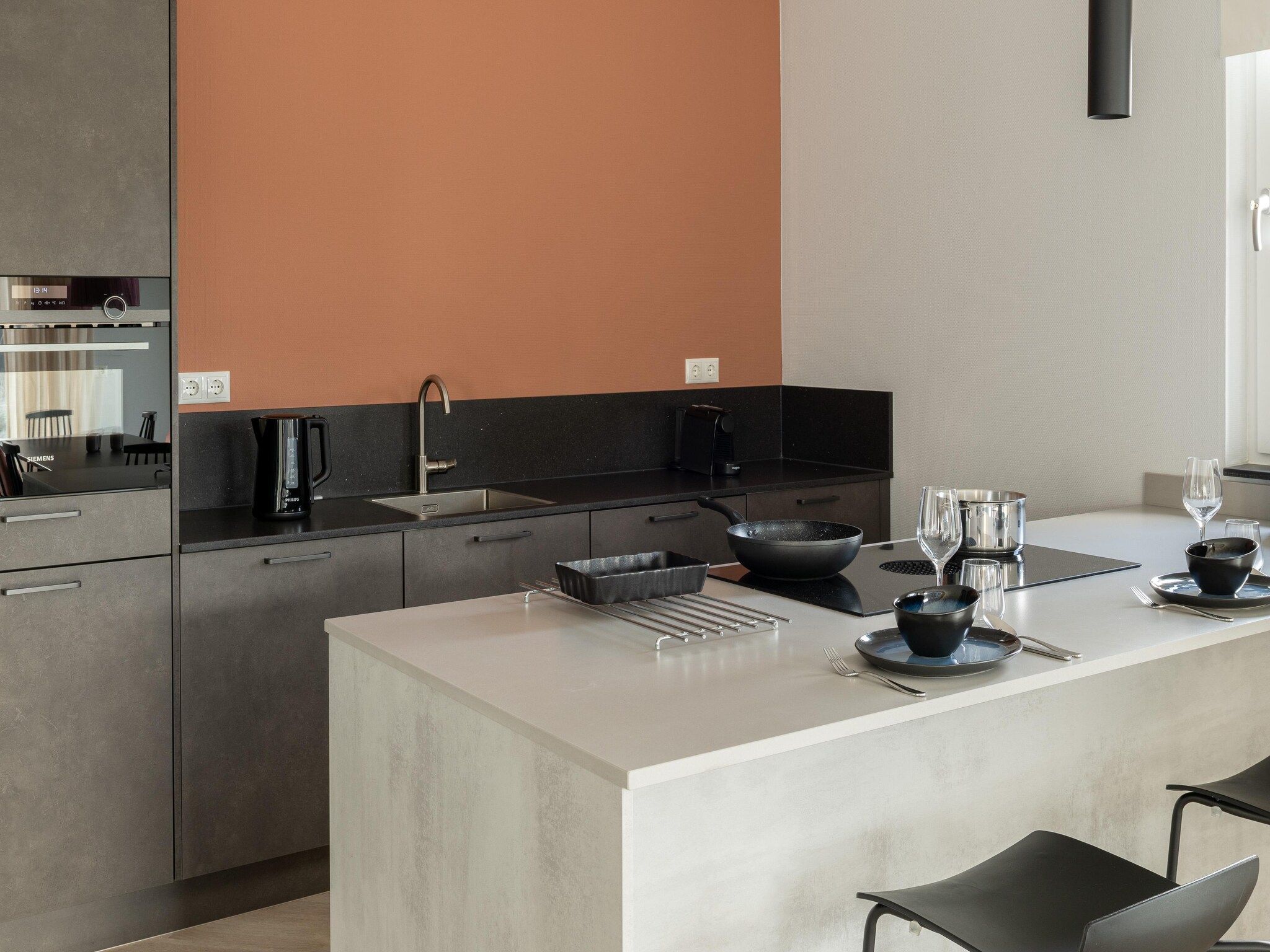 De keuken van Resort Nieuwvliet-Bad 9 in Nieuwvliet