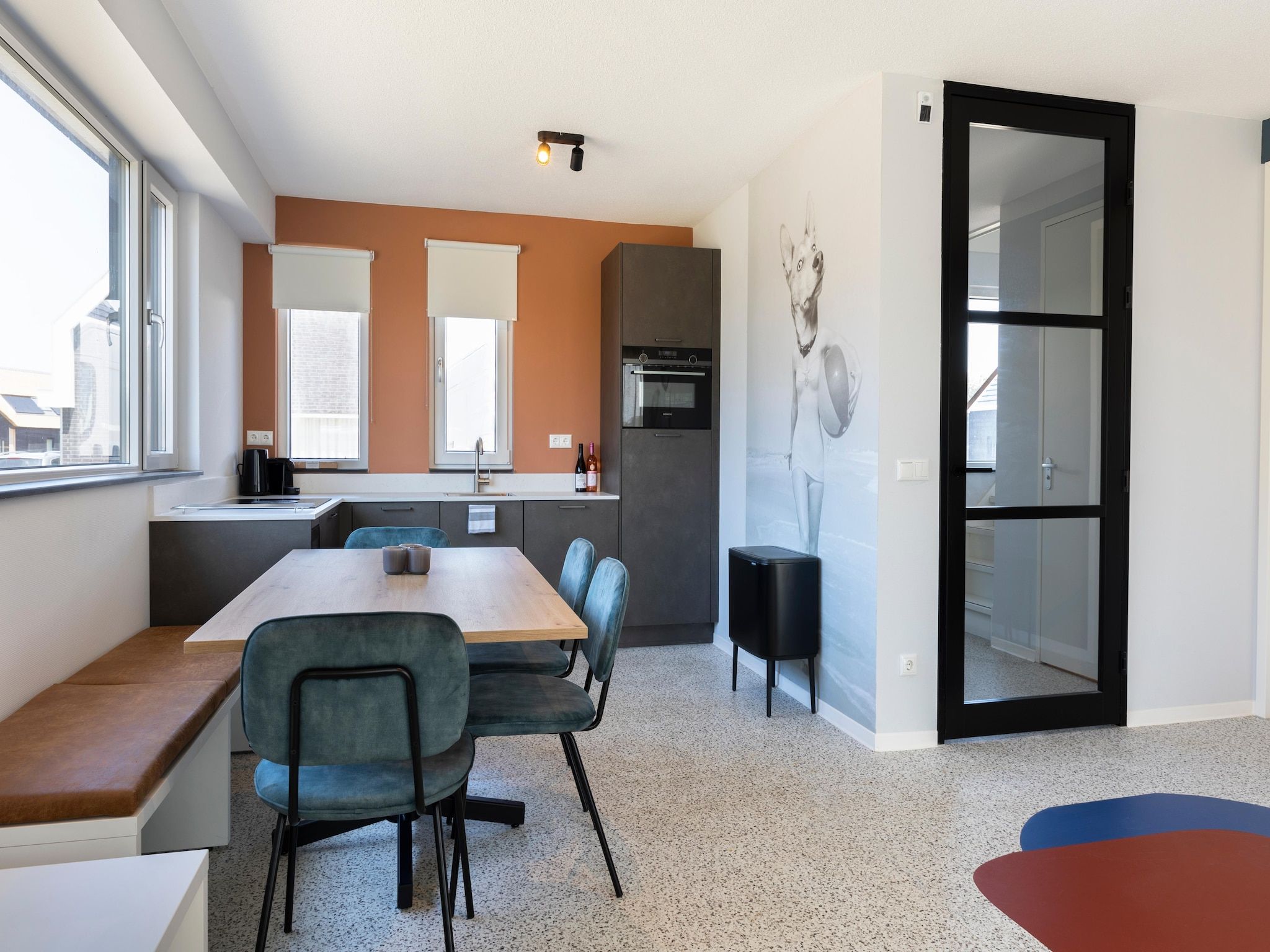 De keuken van Resort Nieuwvliet-Bad 10 in Nieuwvliet