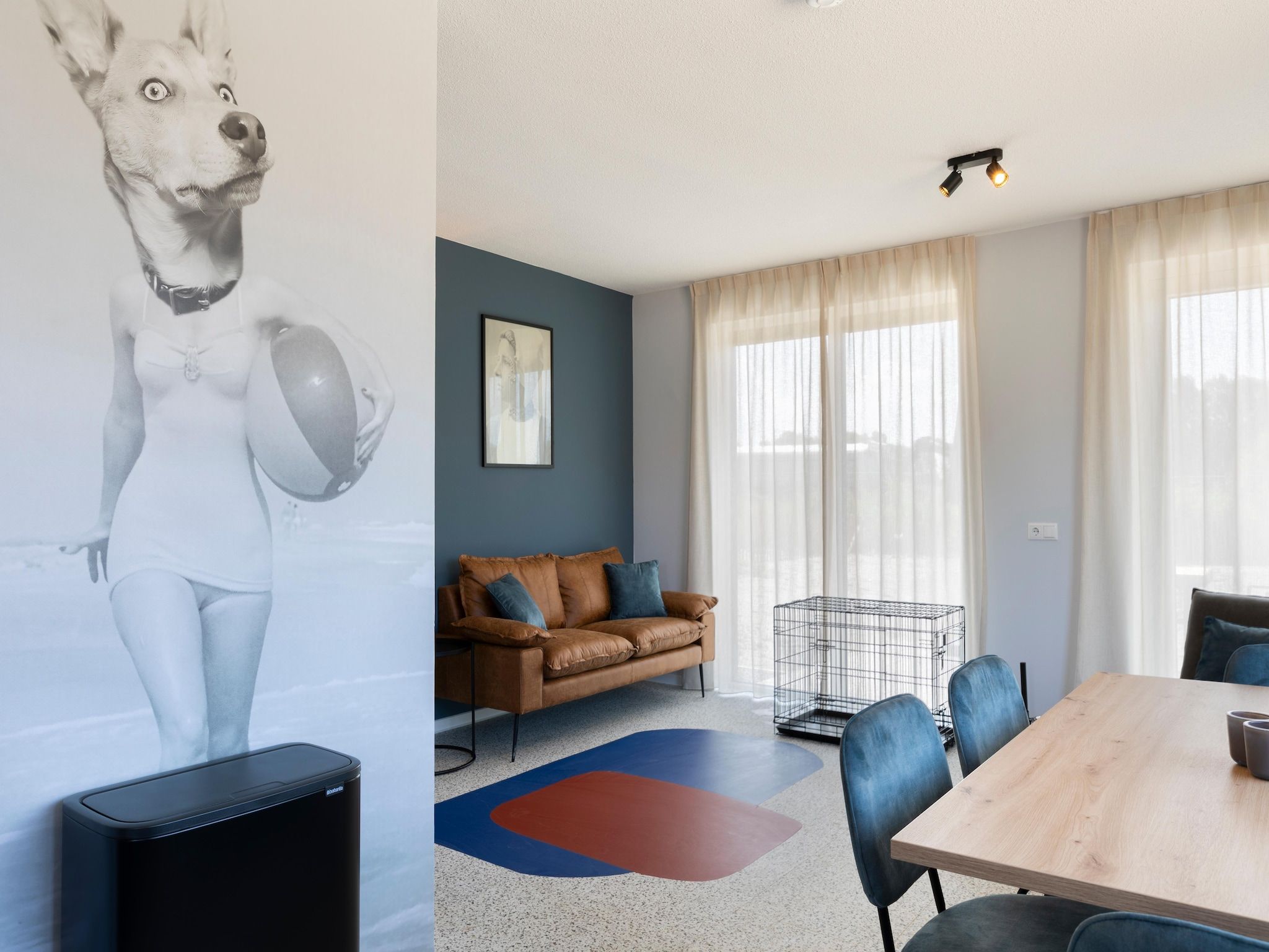 De woonkamer van Resort Nieuwvliet-Bad 10 in Nieuwvliet