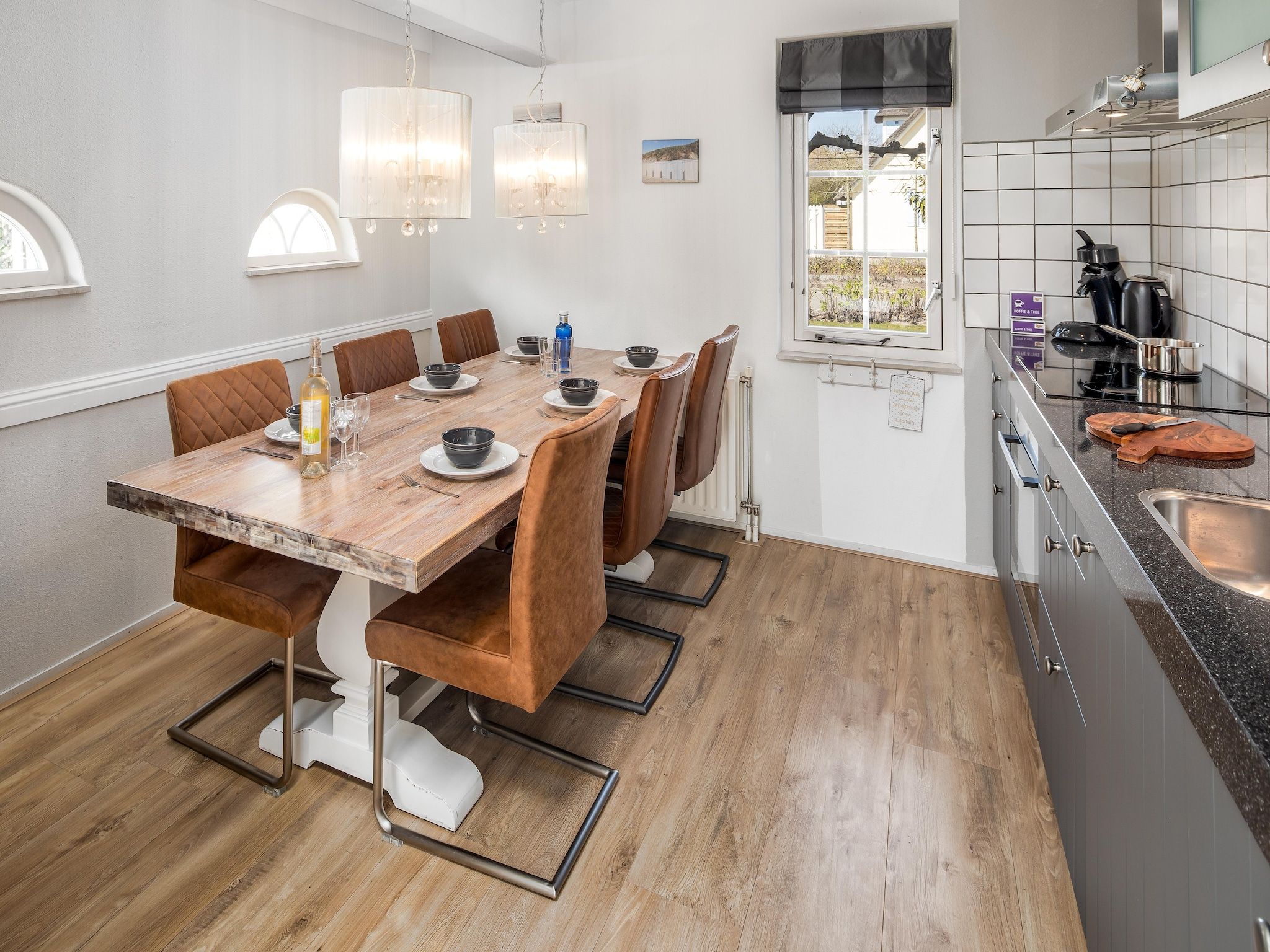 De keuken van Buitenhof Domburg  16 in Domburg