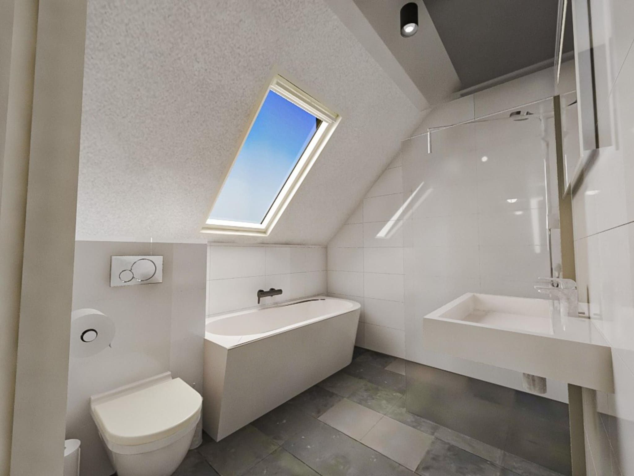 De badkamer van Resort Nieuwvliet-Bad 11 in Nieuwvliet