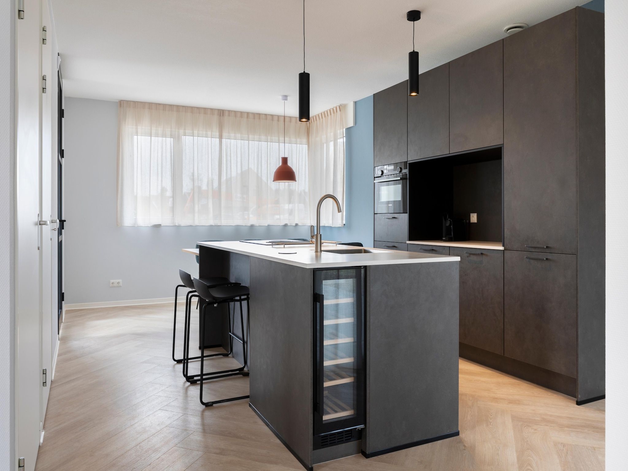 De keuken van Resort Nieuwvliet-Bad 11 in Nieuwvliet