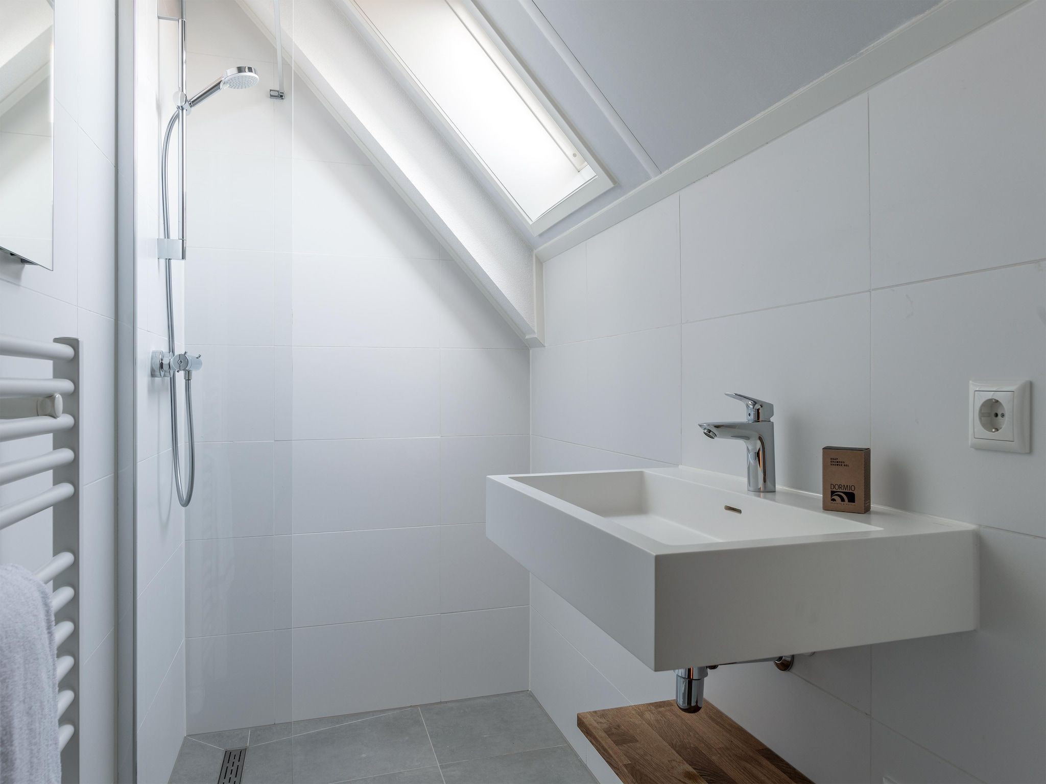 De badkamer van Resort Nieuwvliet-Bad 11 in Nieuwvliet