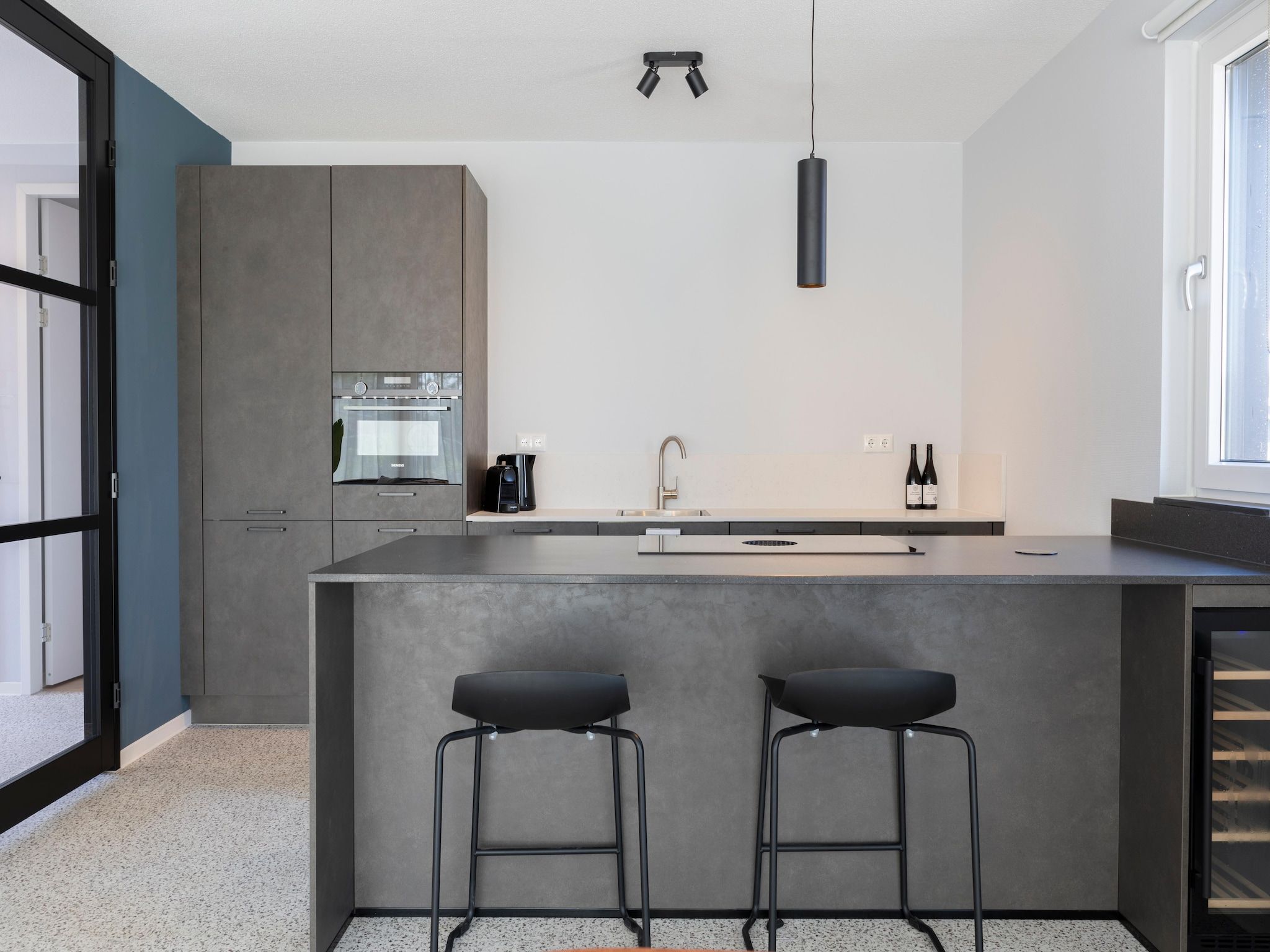 De keuken van Resort Nieuwvliet-Bad 12 in Nieuwvliet