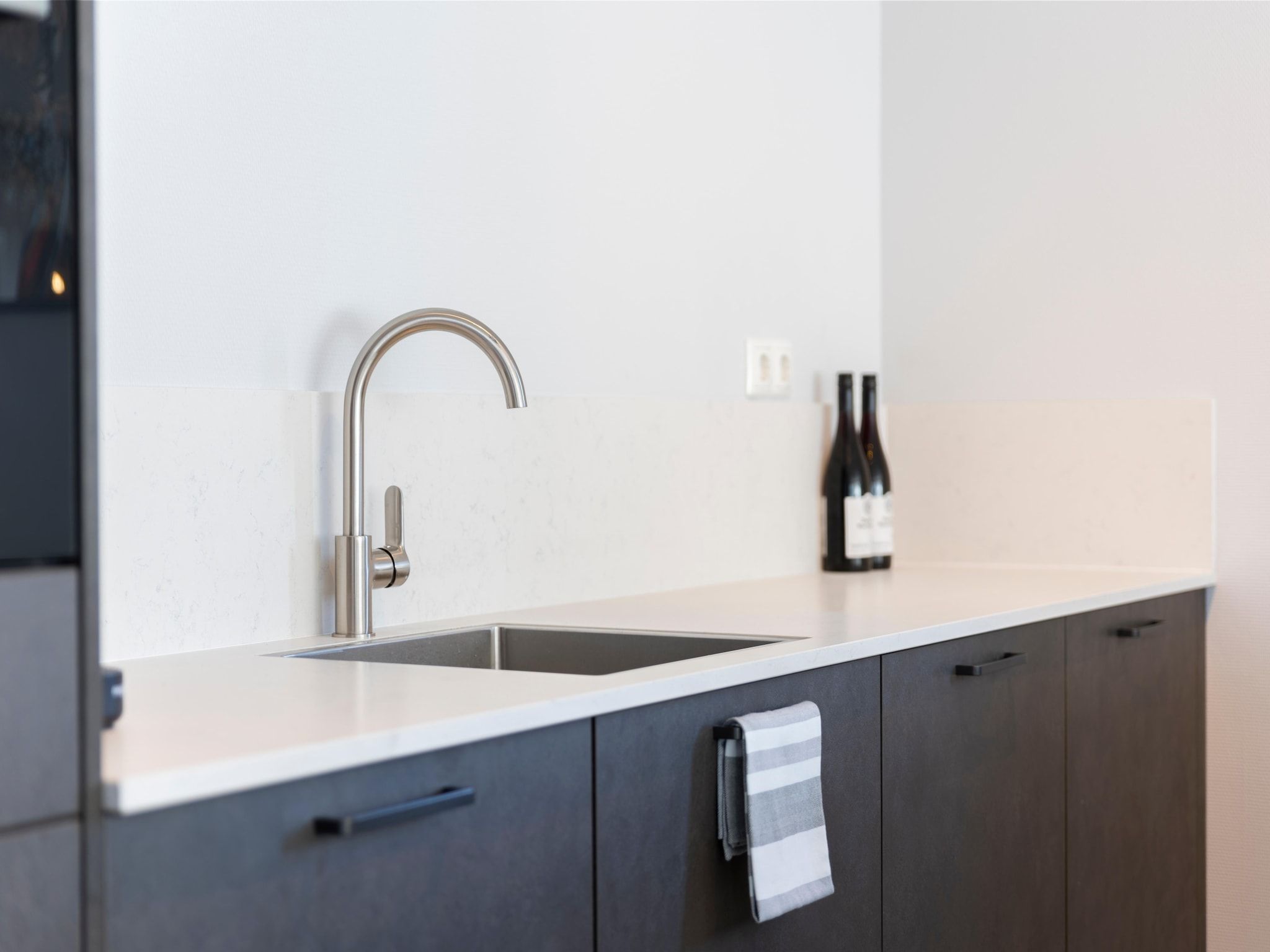 De keuken van Resort Nieuwvliet-Bad 12 in Nieuwvliet