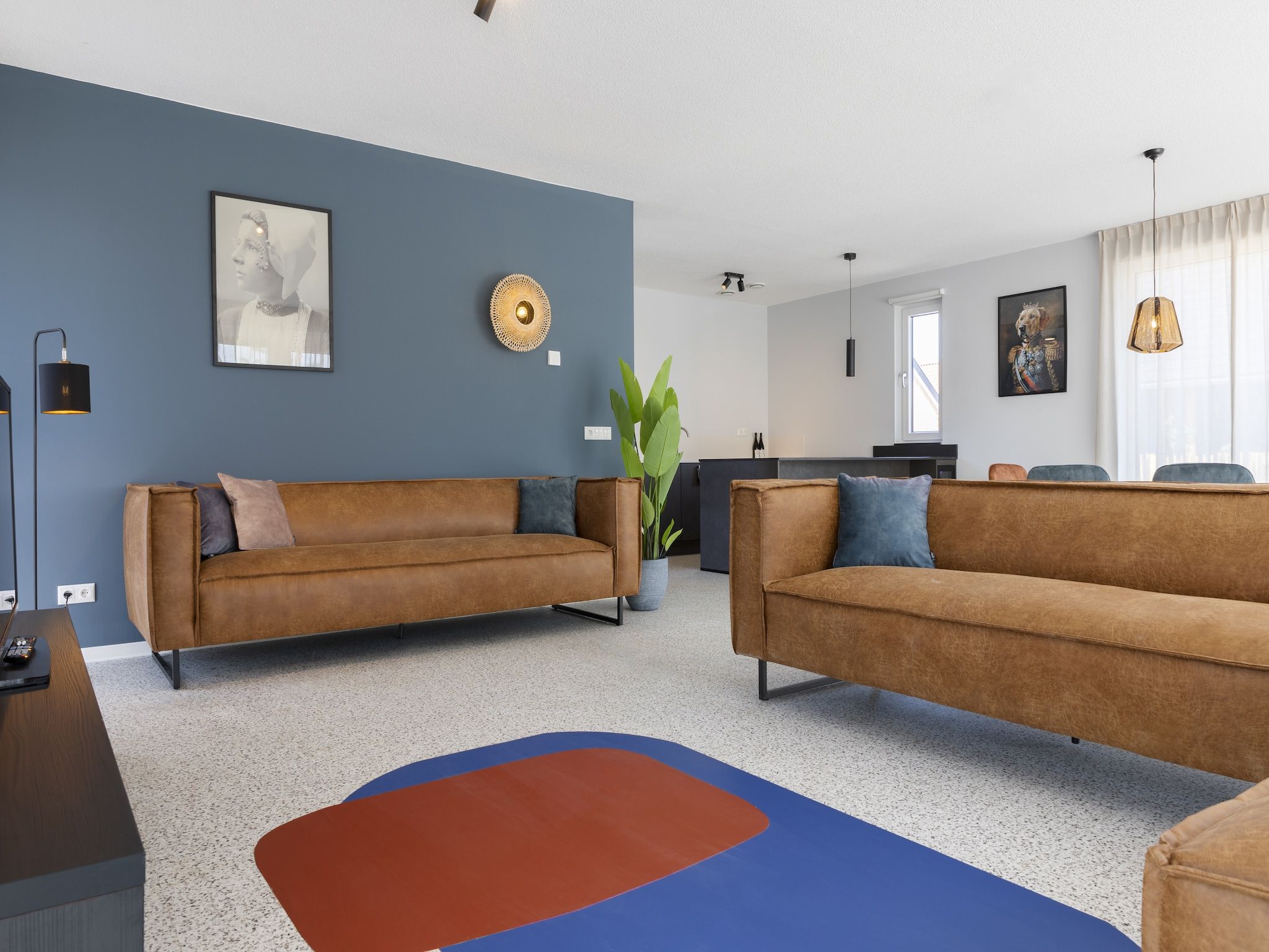 De woonkamer van Resort Nieuwvliet-Bad 12 in Nieuwvliet