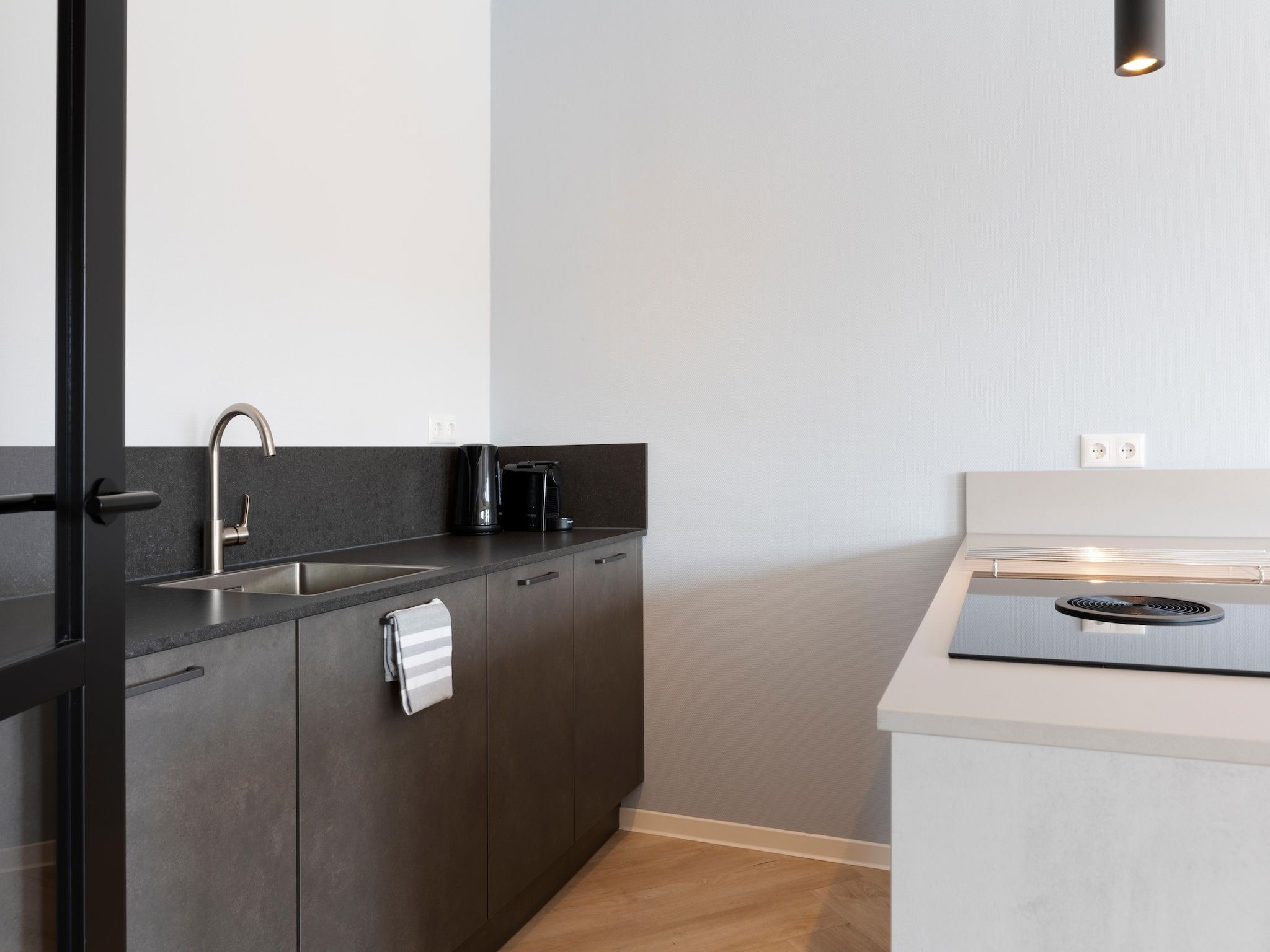 De keuken van Resort Nieuwvliet-Bad 13 in Nieuwvliet