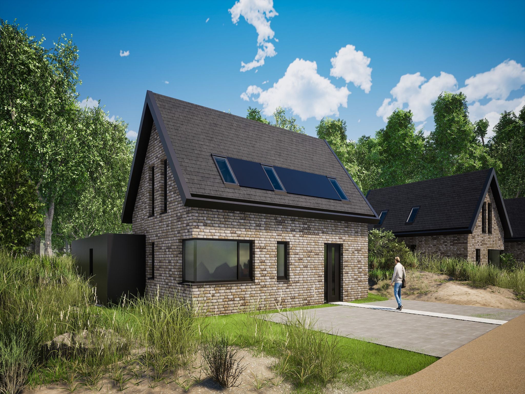 De buitenkant van Resort Nieuwvliet-Bad 16 in Nieuwvliet