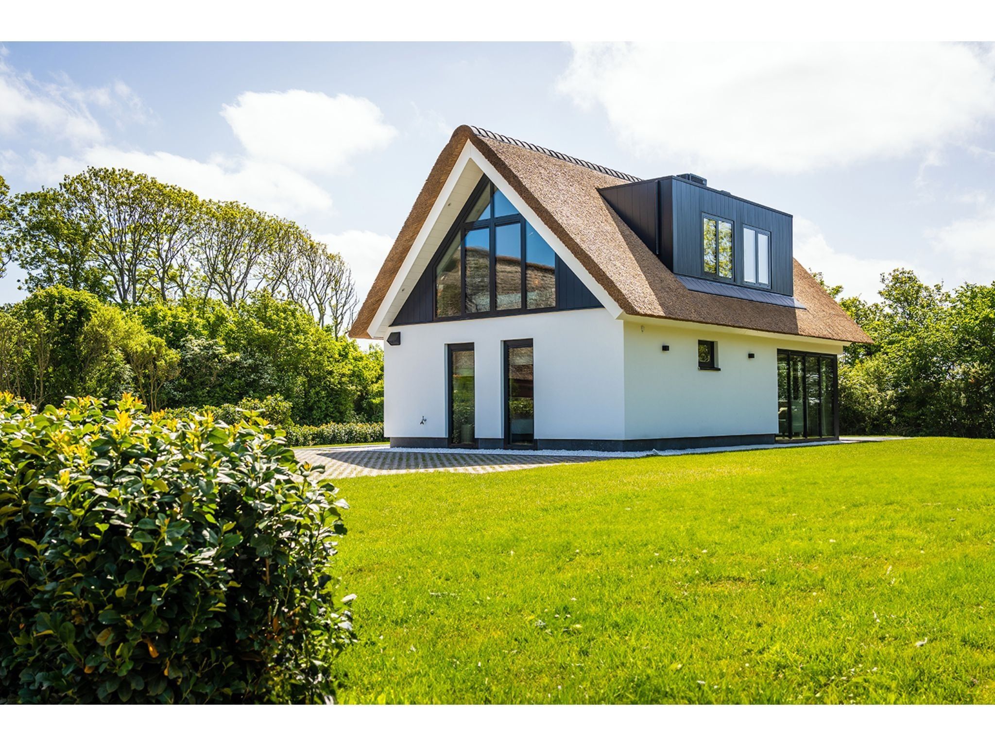 De buitenkant van Type N Luxe Villa Zeeburg in De Cocksdorp