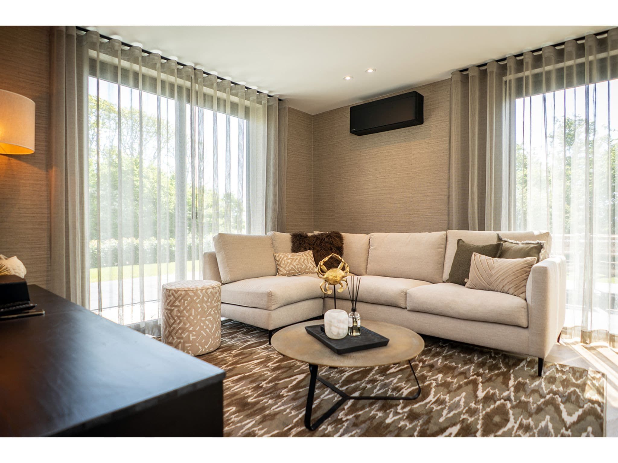 De woonkamer van Type N Luxe Villa Zeeburg in De Cocksdorp