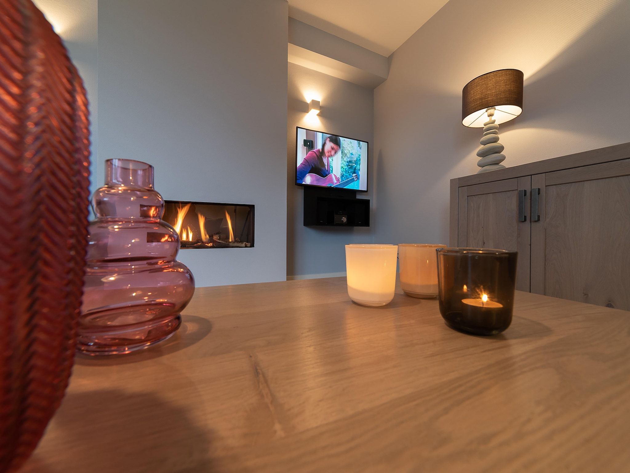 De woonkamer van 6 persoons vrijstaand met sauna - 1 in Colijnsplaat