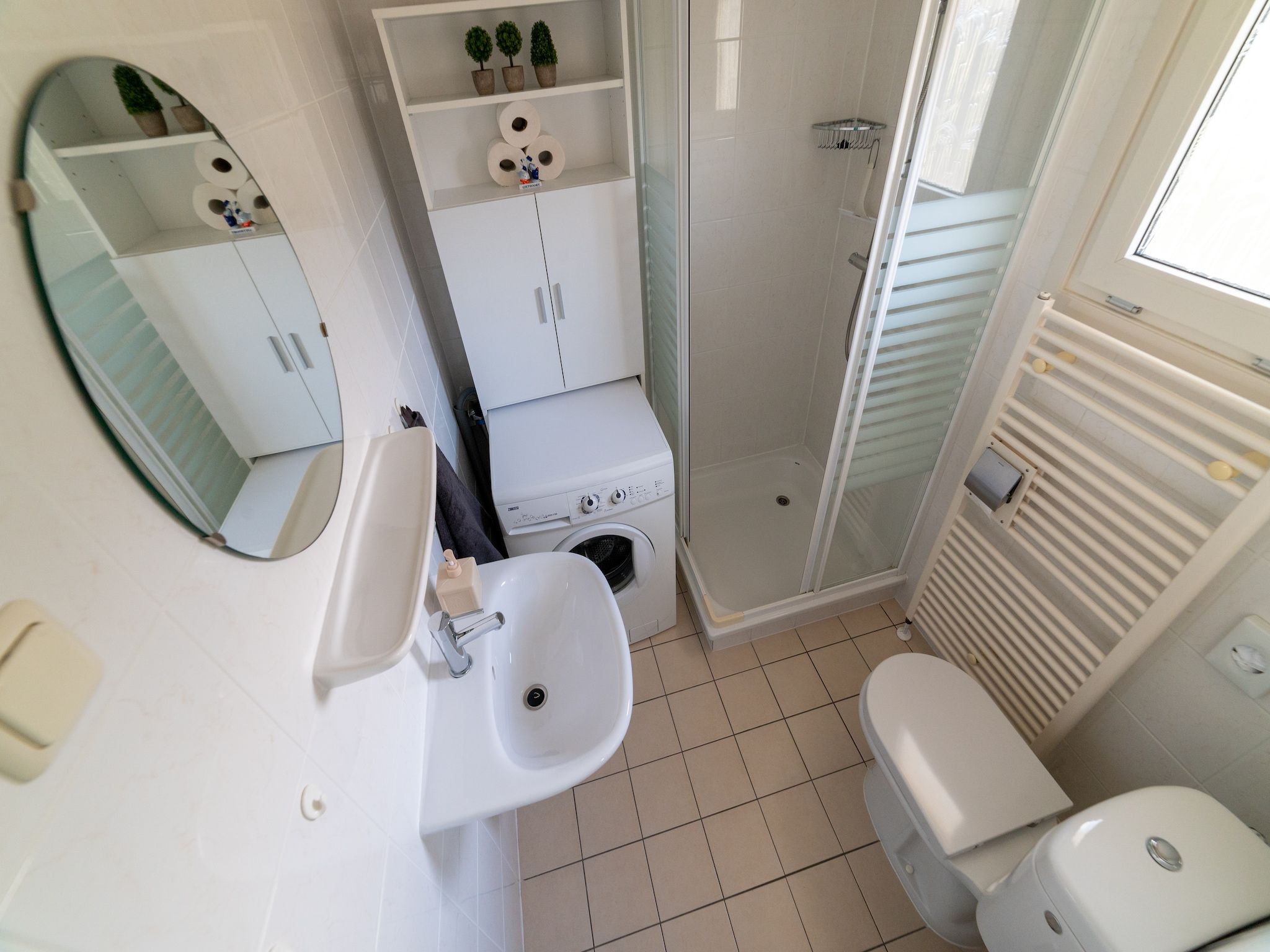 De badkamer van Chalet Resort Venetie Giethoorn in Giethoorn