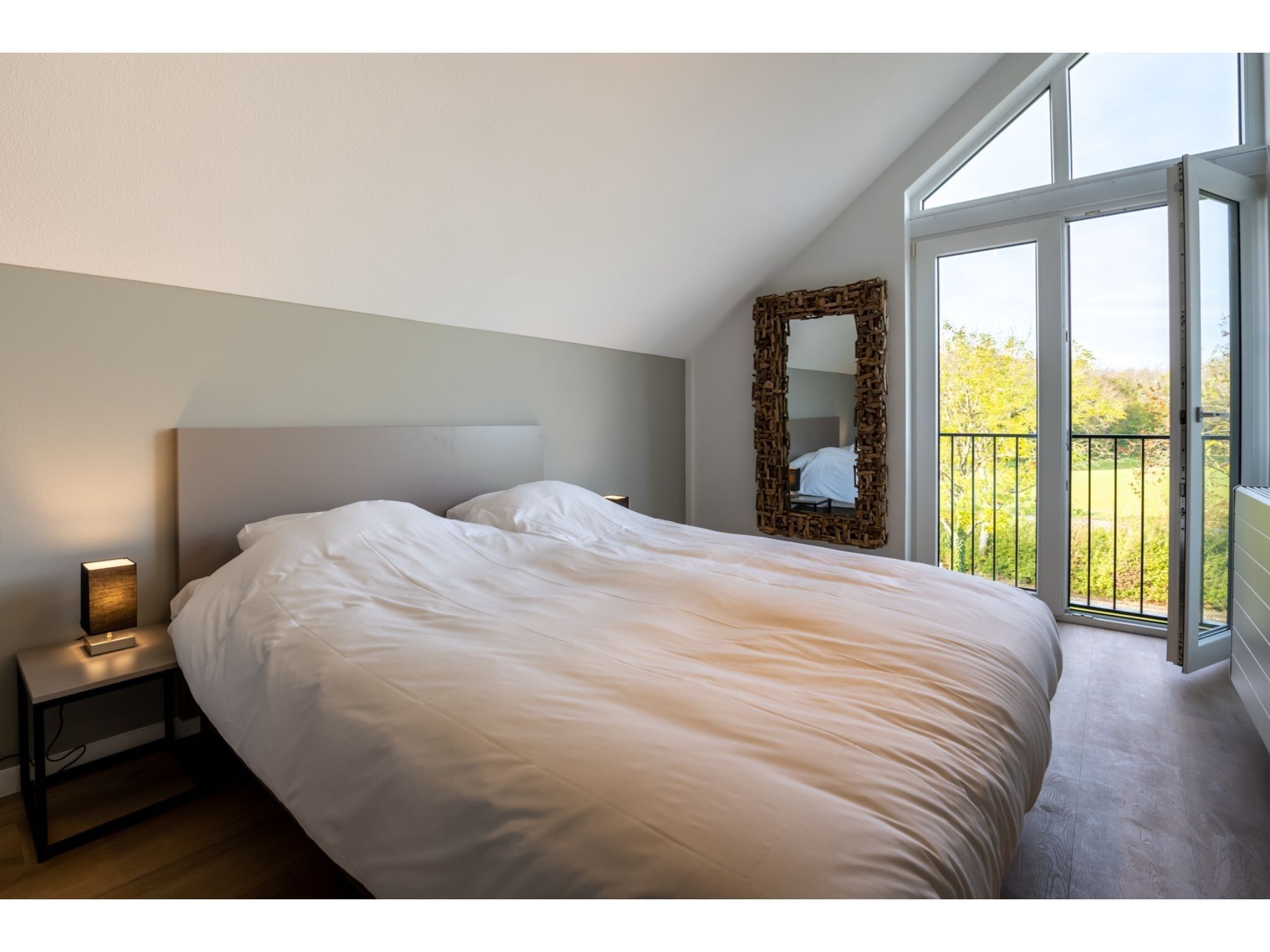 Een slaapkamer van Harbour Loft 2i Résidence Marina polderzijde in Kamperland