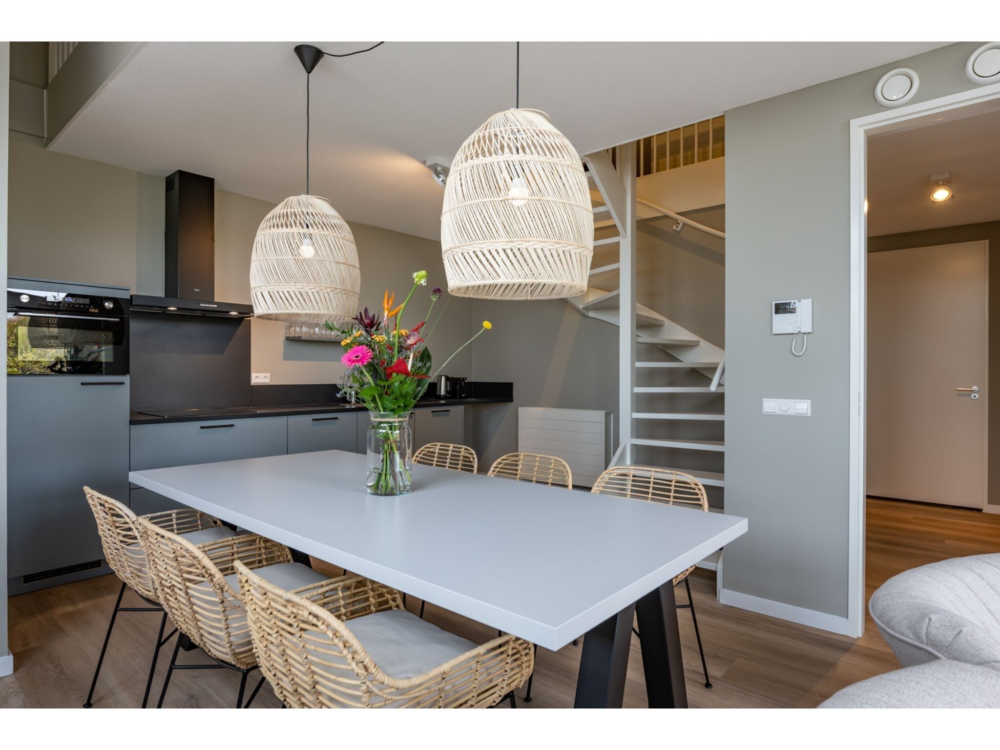 De keuken van Harbour Loft 2i Résidence Marina polderzijde in Kamperland