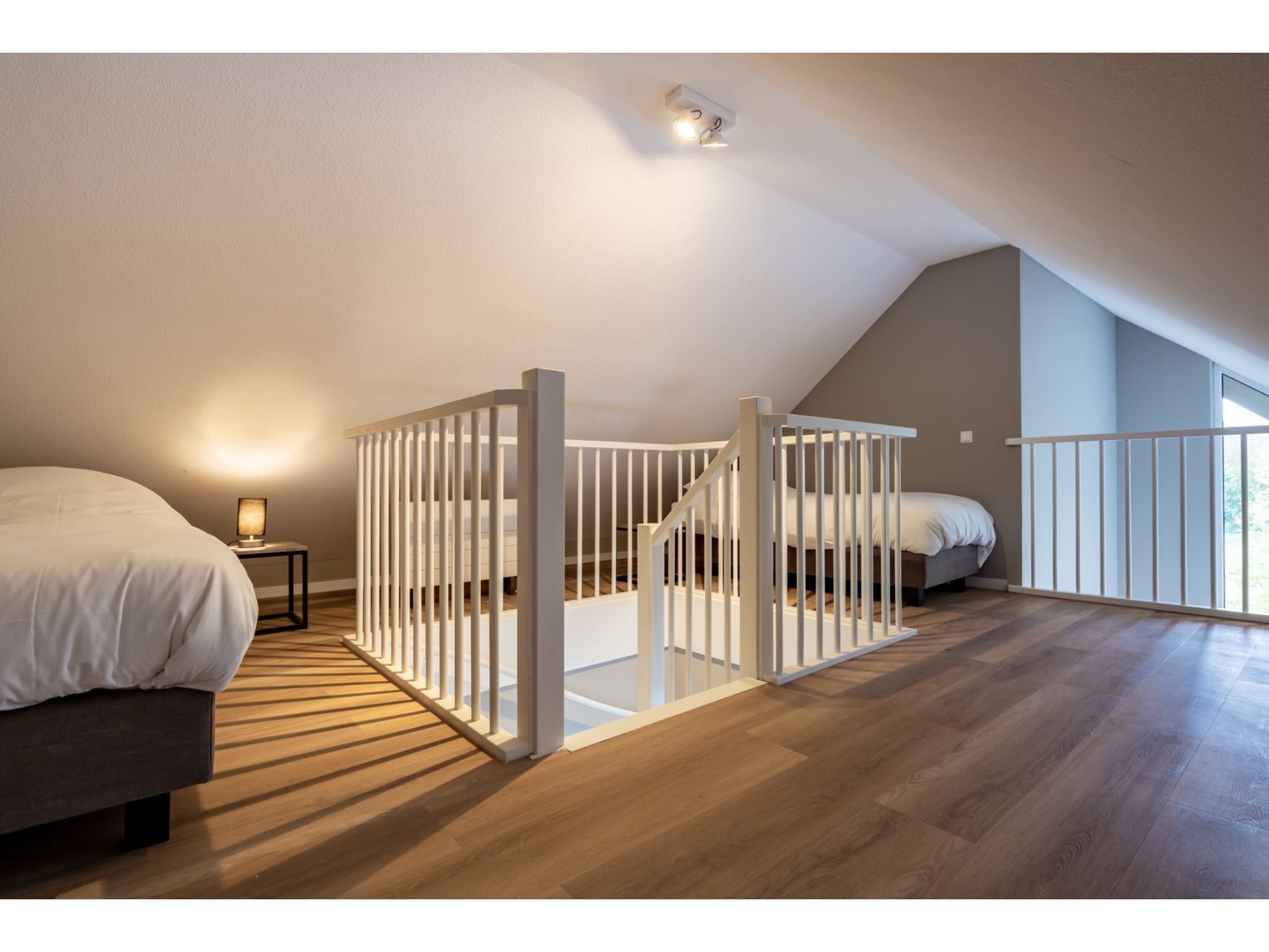 Een slaapkamer van Harbour Loft 2i Résidence Marina polderzijde in Kamperland