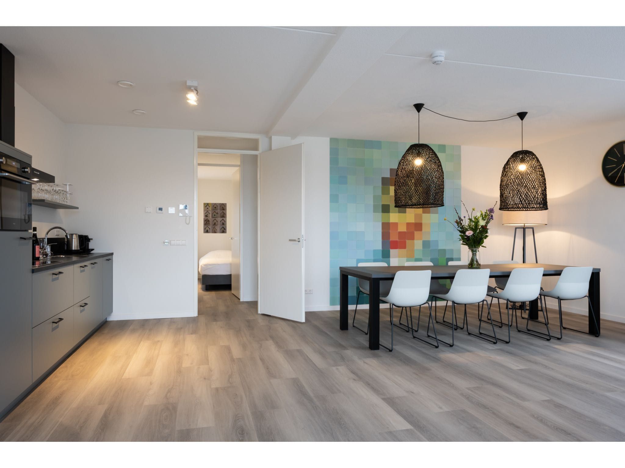 De woonkamer van Harbour Loft 1 / Residence Marina 8 pers in Kamperland