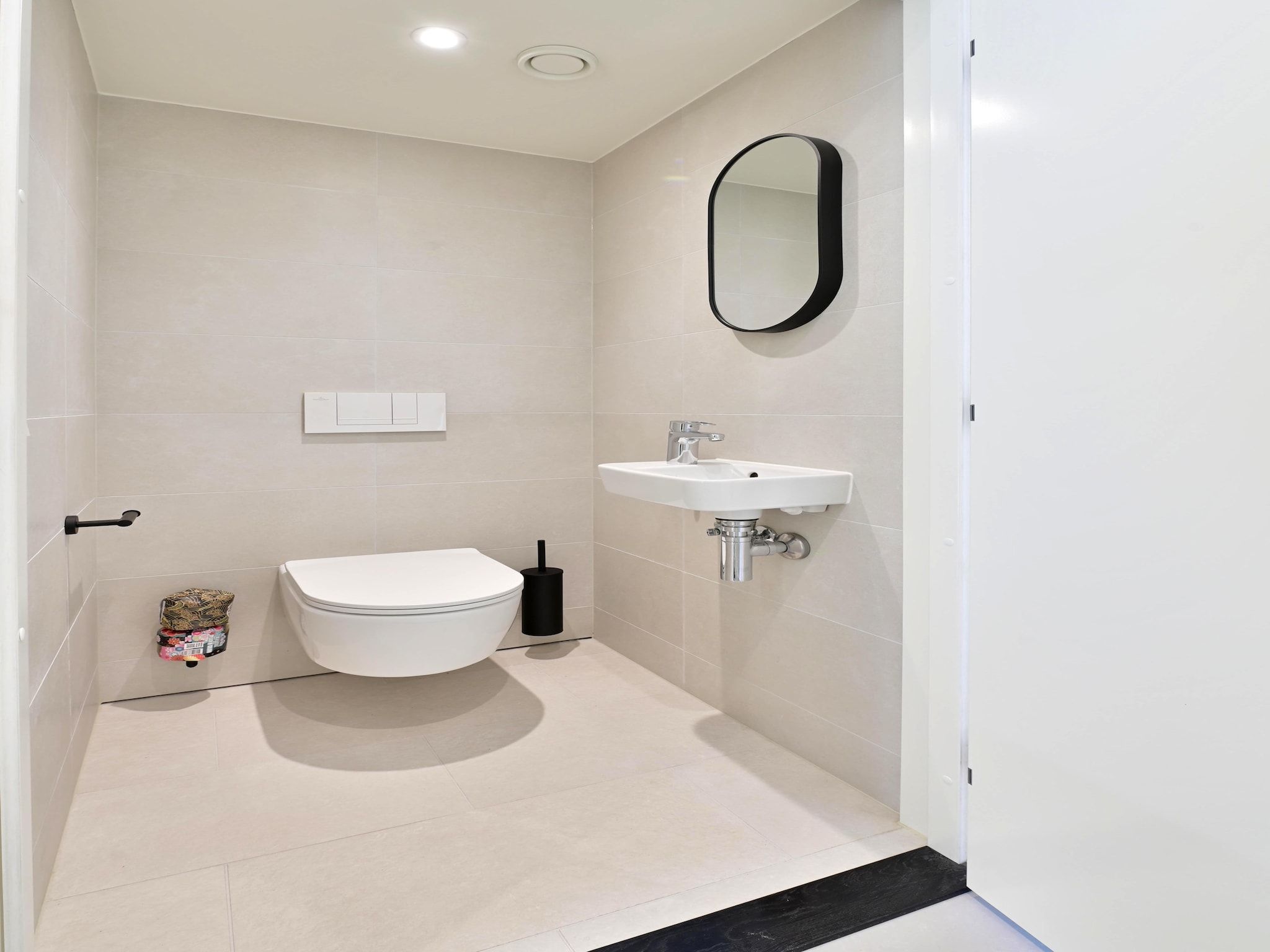 De badkamer van Resort de Parel 6 in Zeewolde