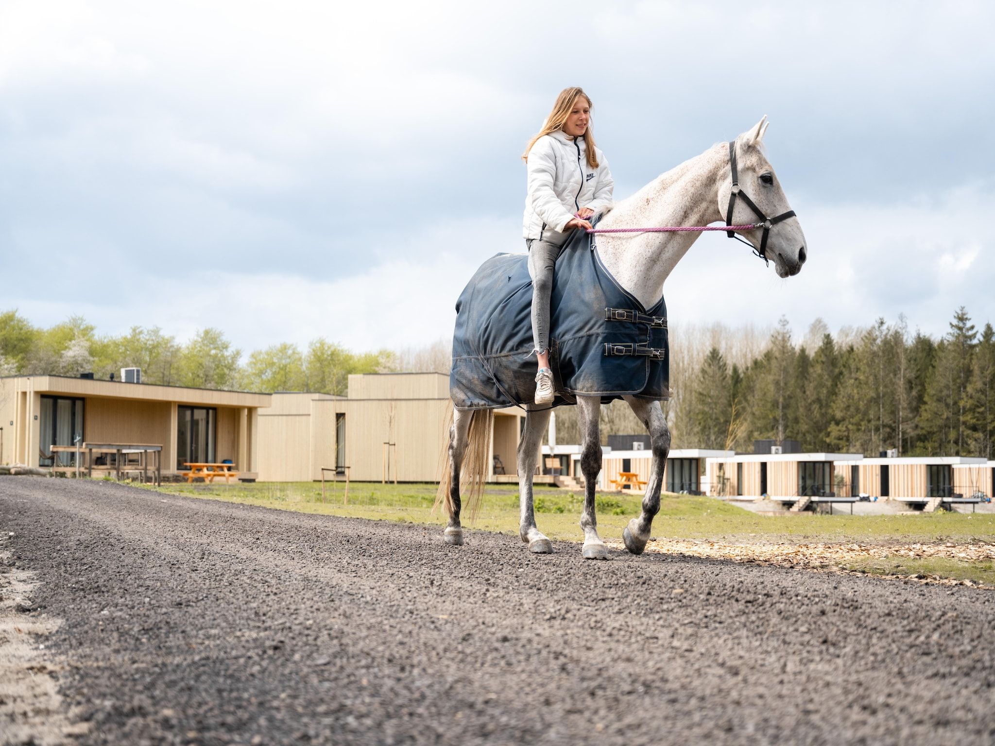 Parkfaciliteiten bij Resort de Parel 7 in Zeewolde