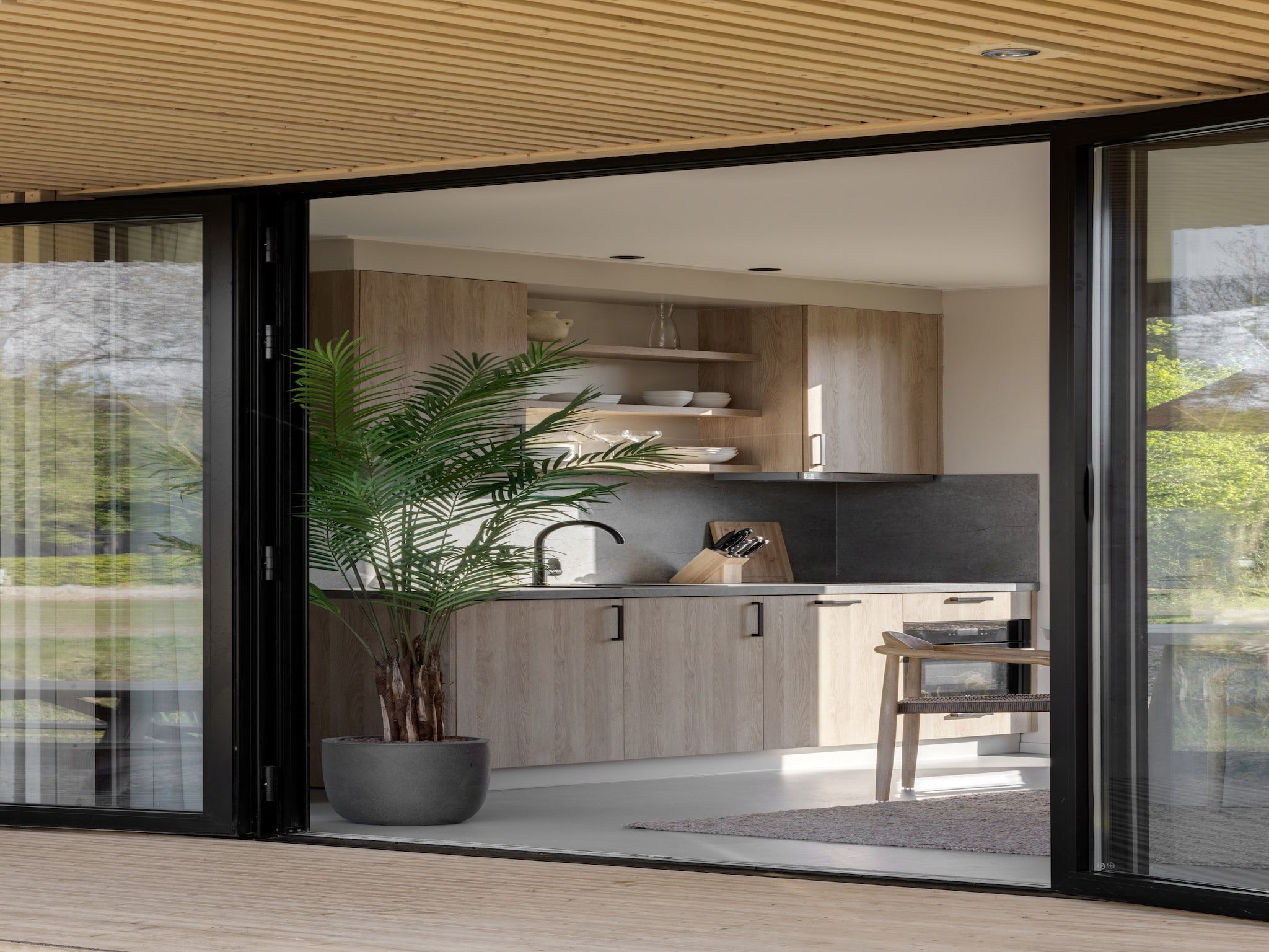 De keuken van Resort de Parel 7 in Zeewolde