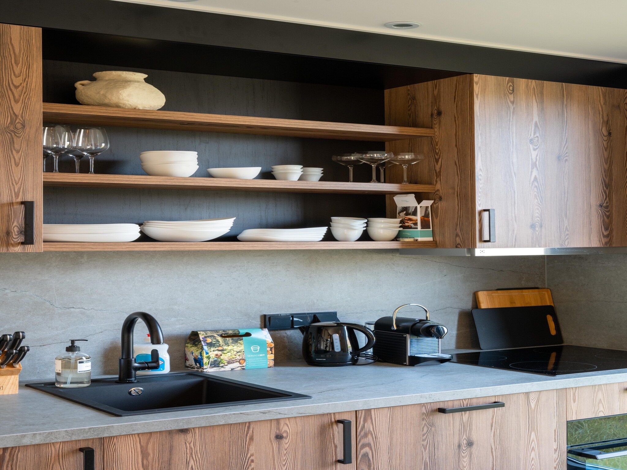 De keuken van Resort de Parel 9 in Zeewolde