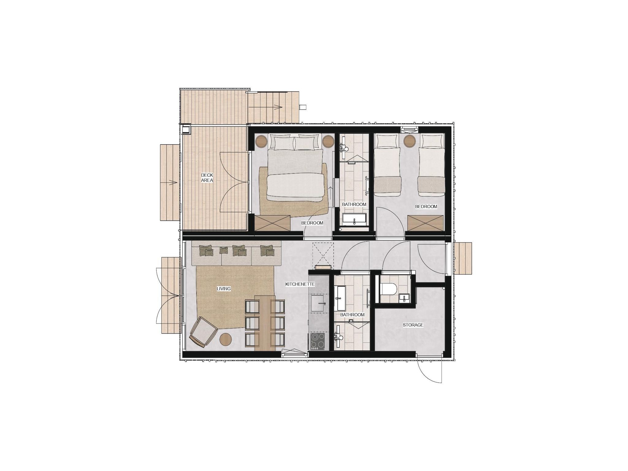 Voorzieningen bij Resort de Parel 13 in Zeewolde