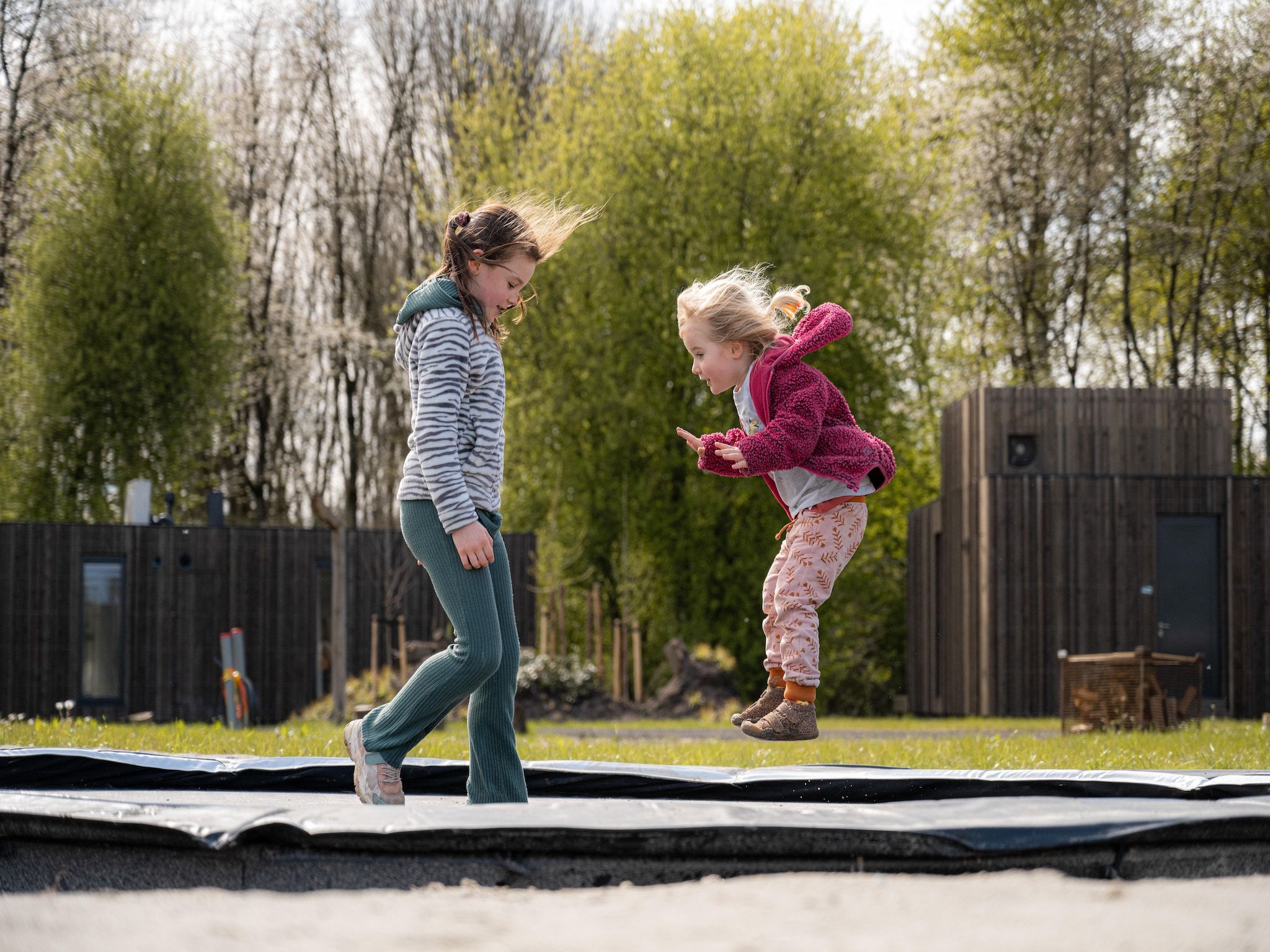 Parkfaciliteiten bij Resort de Parel 14 in Zeewolde
