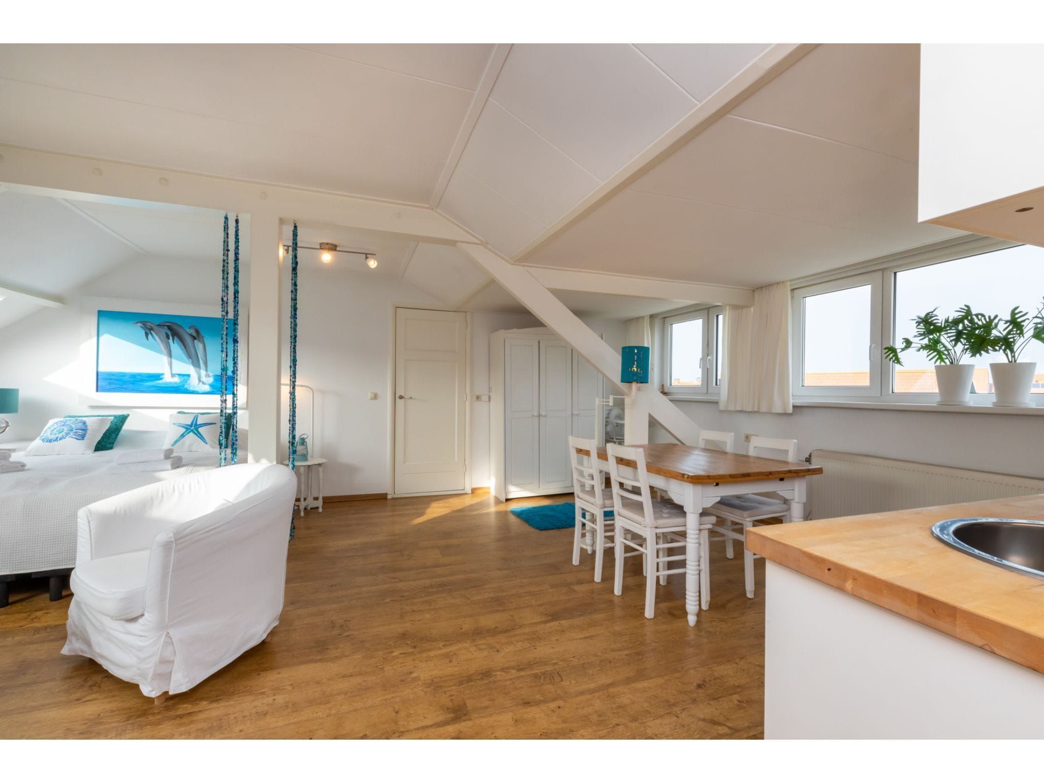 De woonkamer van Bovenappartement - Zuidstraat 111a in Westkapelle