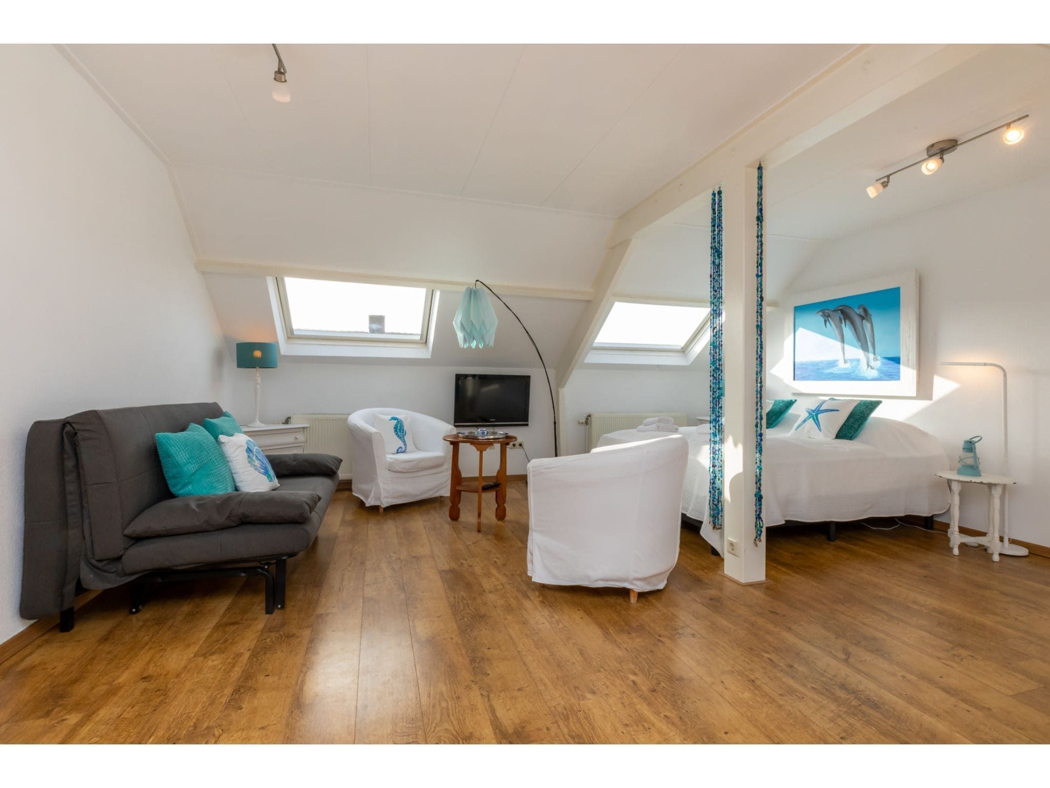 De woonkamer van Bovenappartement - Zuidstraat 111a in Westkapelle