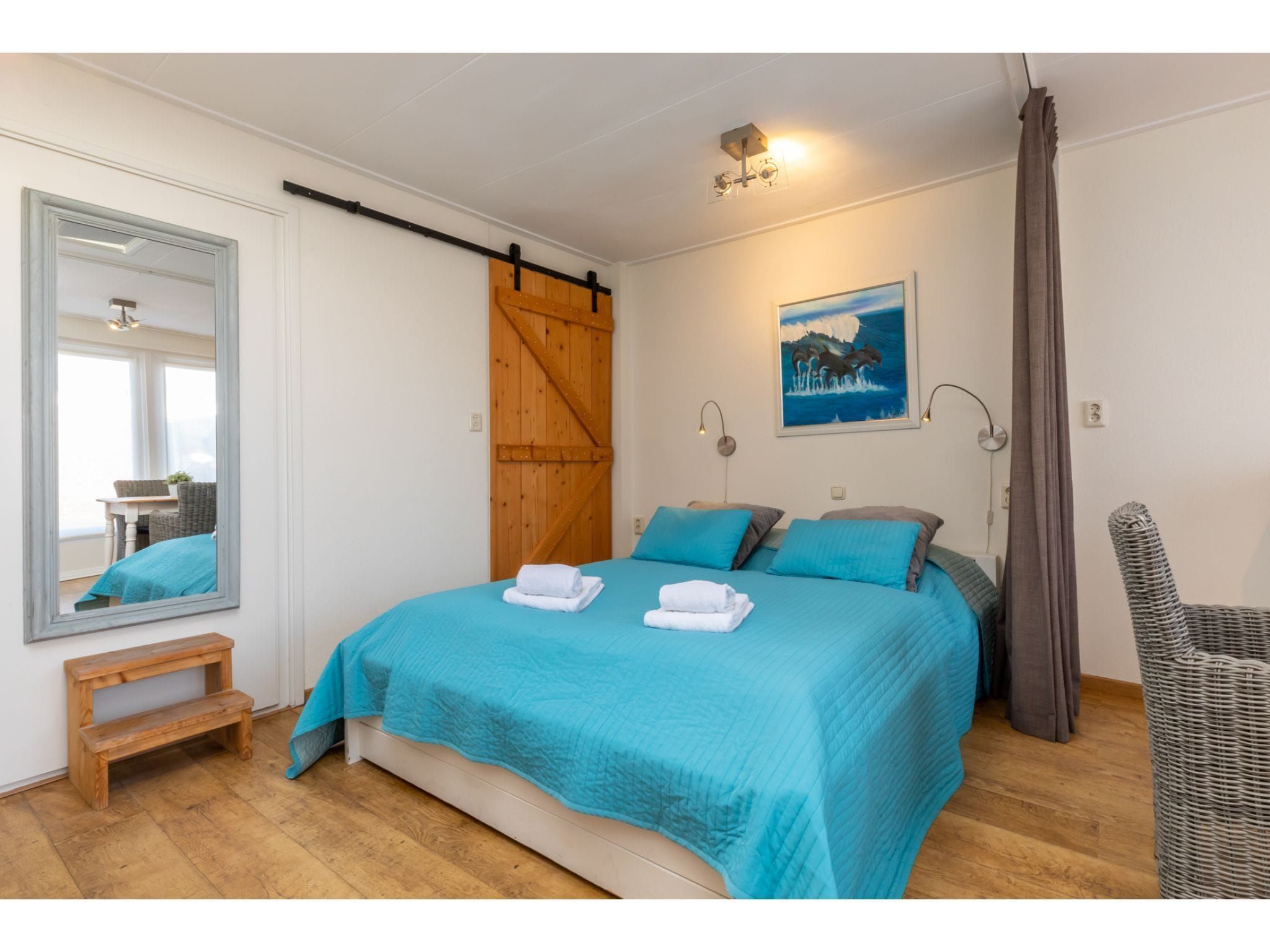 Een slaapkamer van Studio - Zuidstraat 113 in Westkapelle