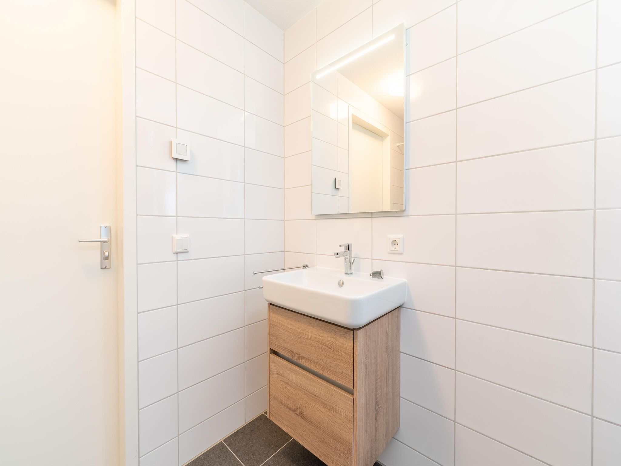 De badkamer van Schollevaer Huis Nr 34 in Scherpenisse
