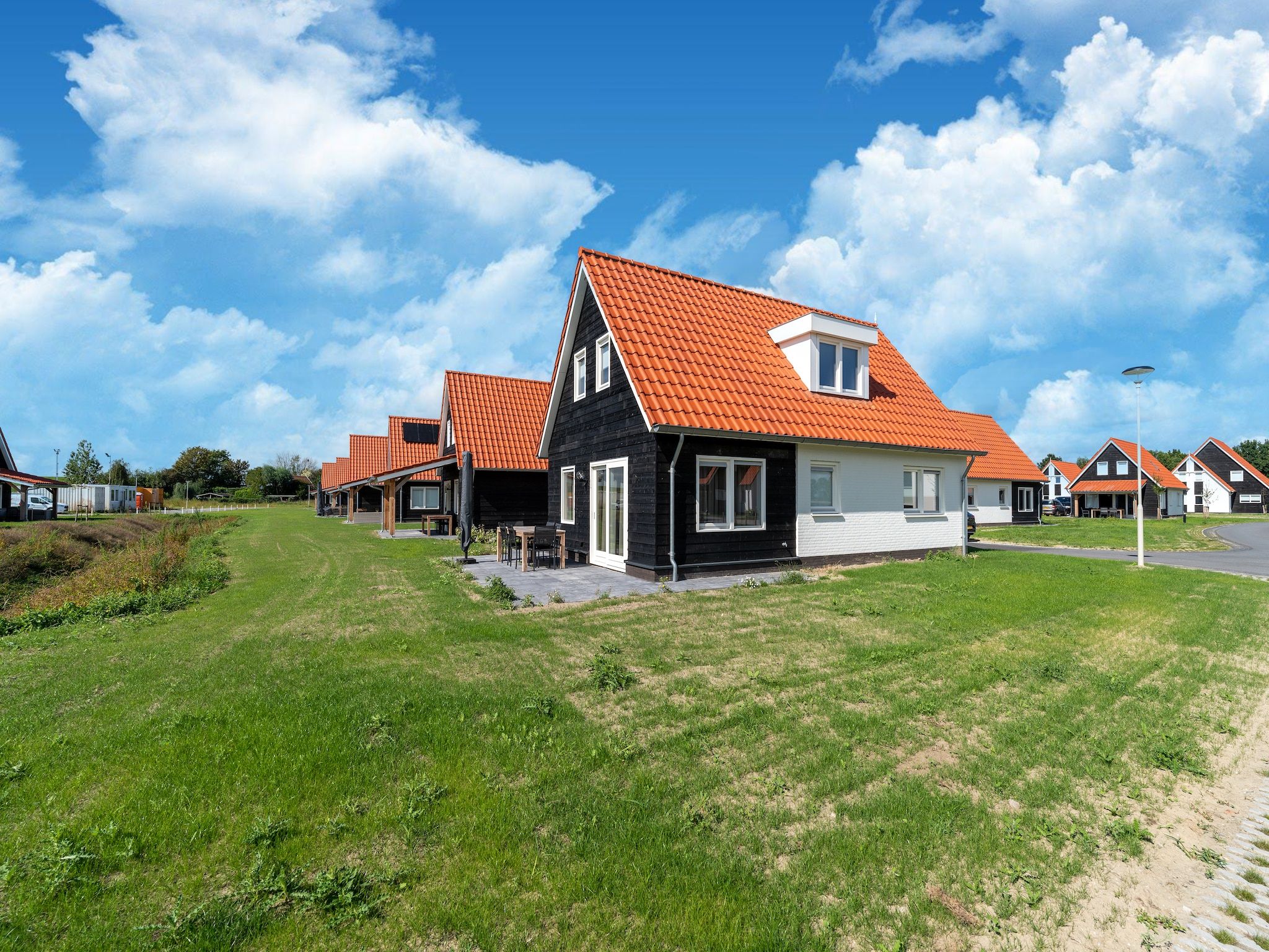 De tuin van Schollevaer Huis Nr 34 in Scherpenisse