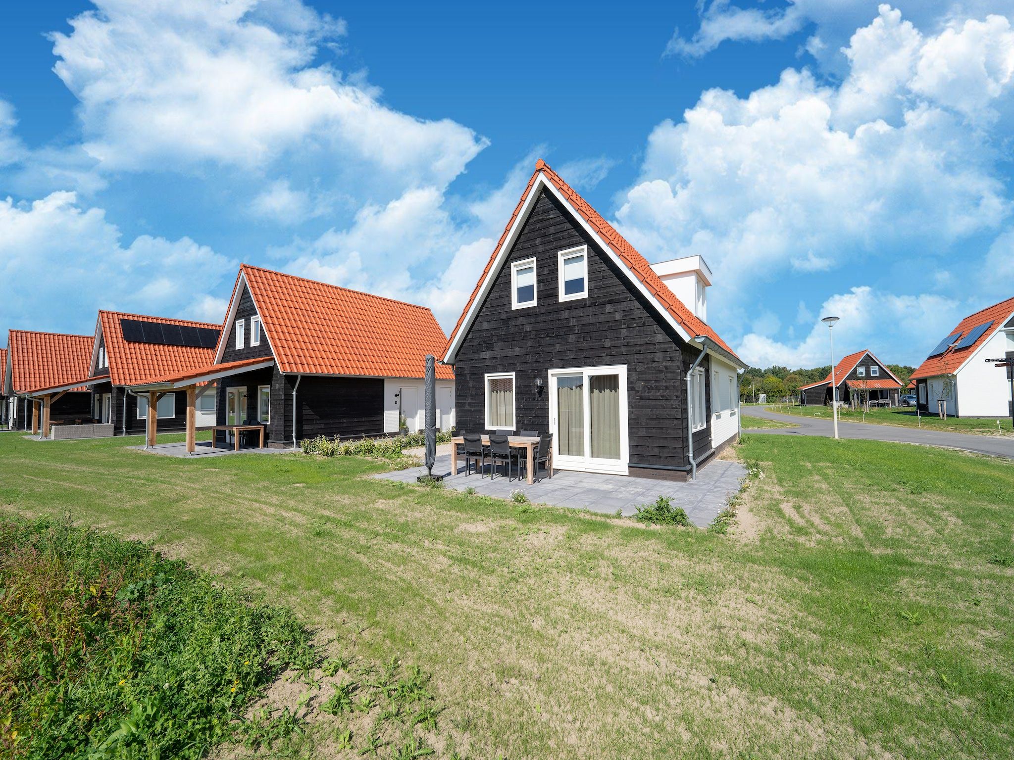 De tuin van Schollevaer Huis Nr 34 in Scherpenisse