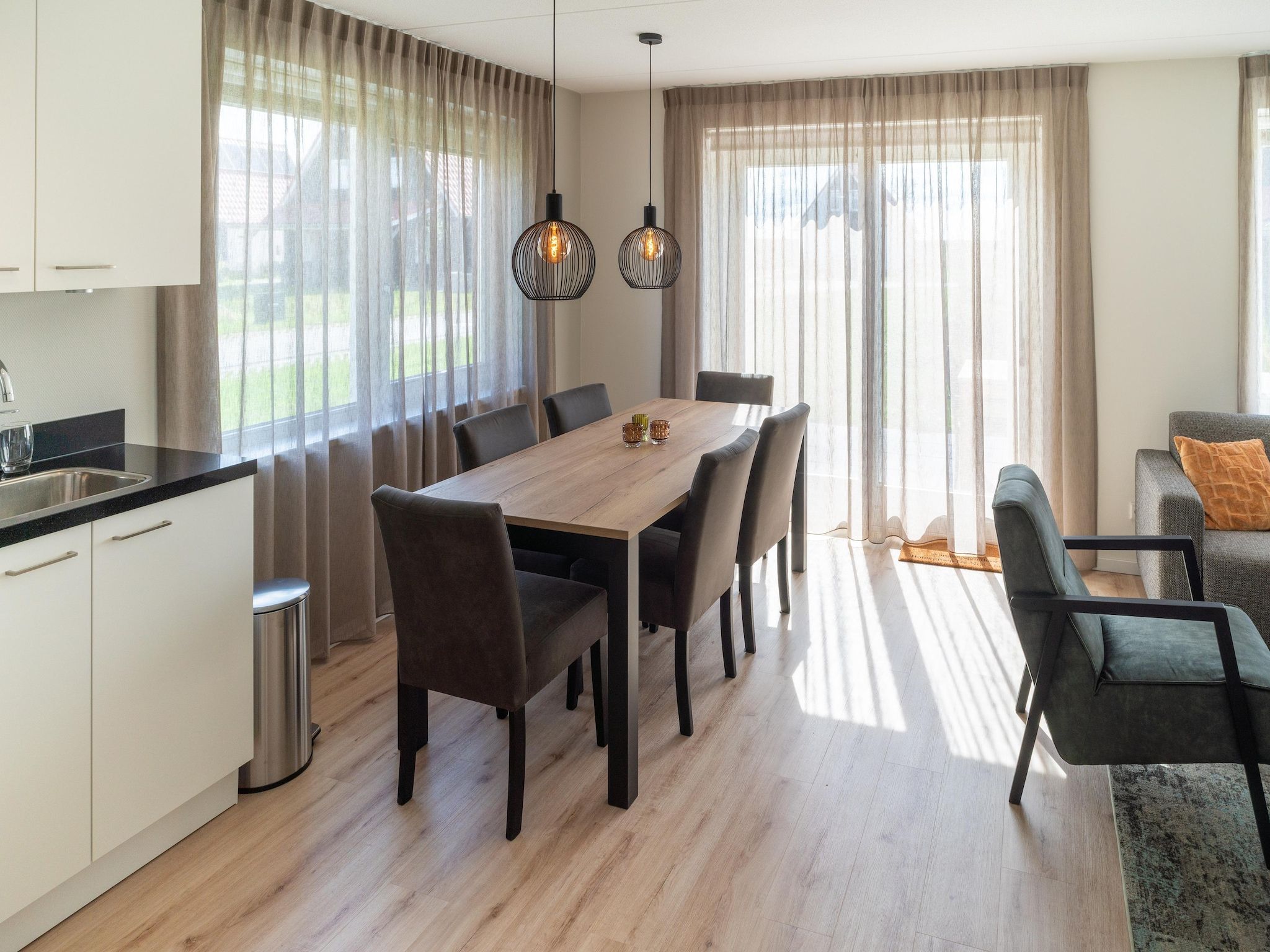 De eetkamer van Schollevaer Huis Nr 34 in Scherpenisse