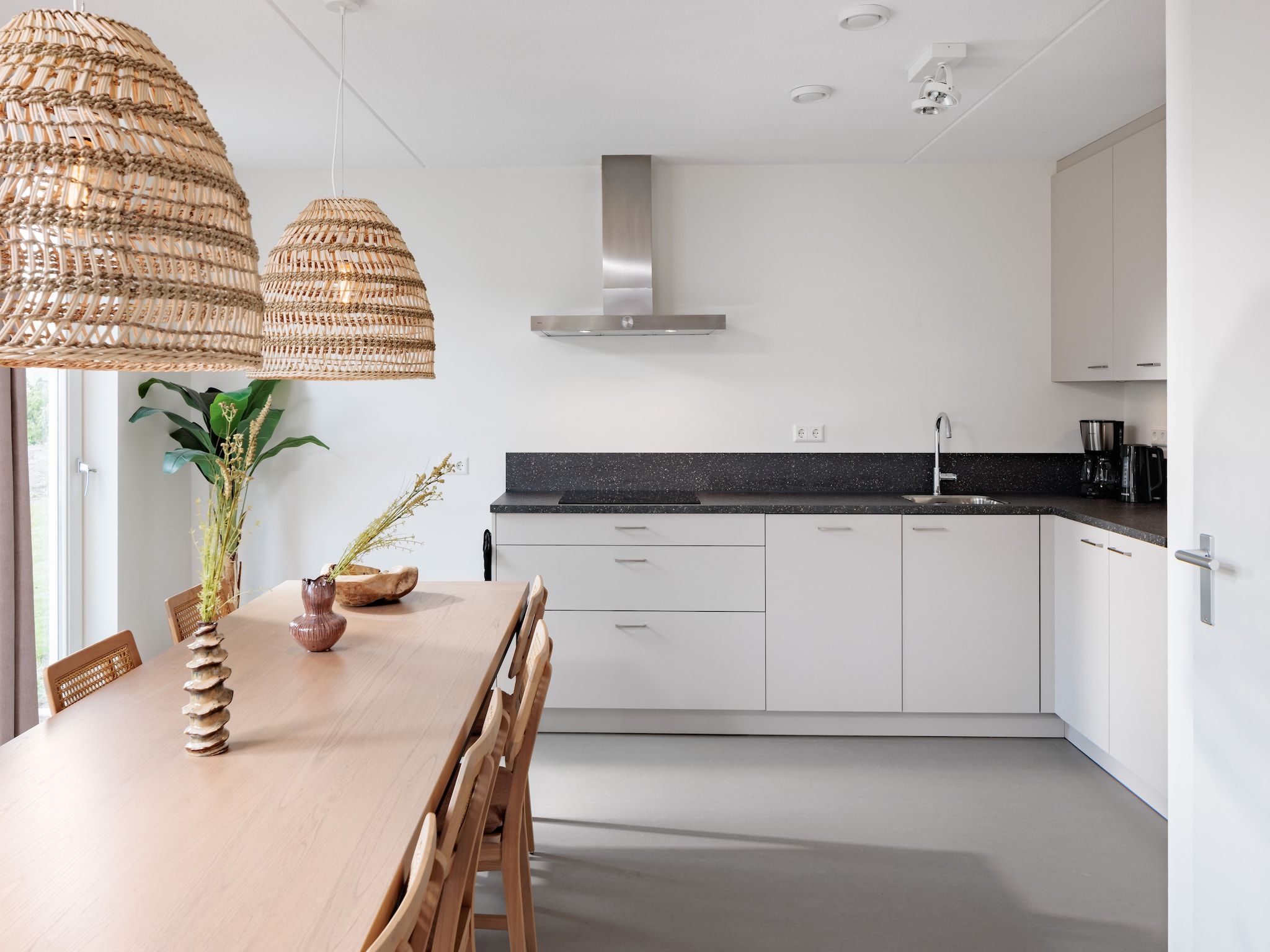 De keuken van Duinresort Dunimar 4 in Noordwijkerhout