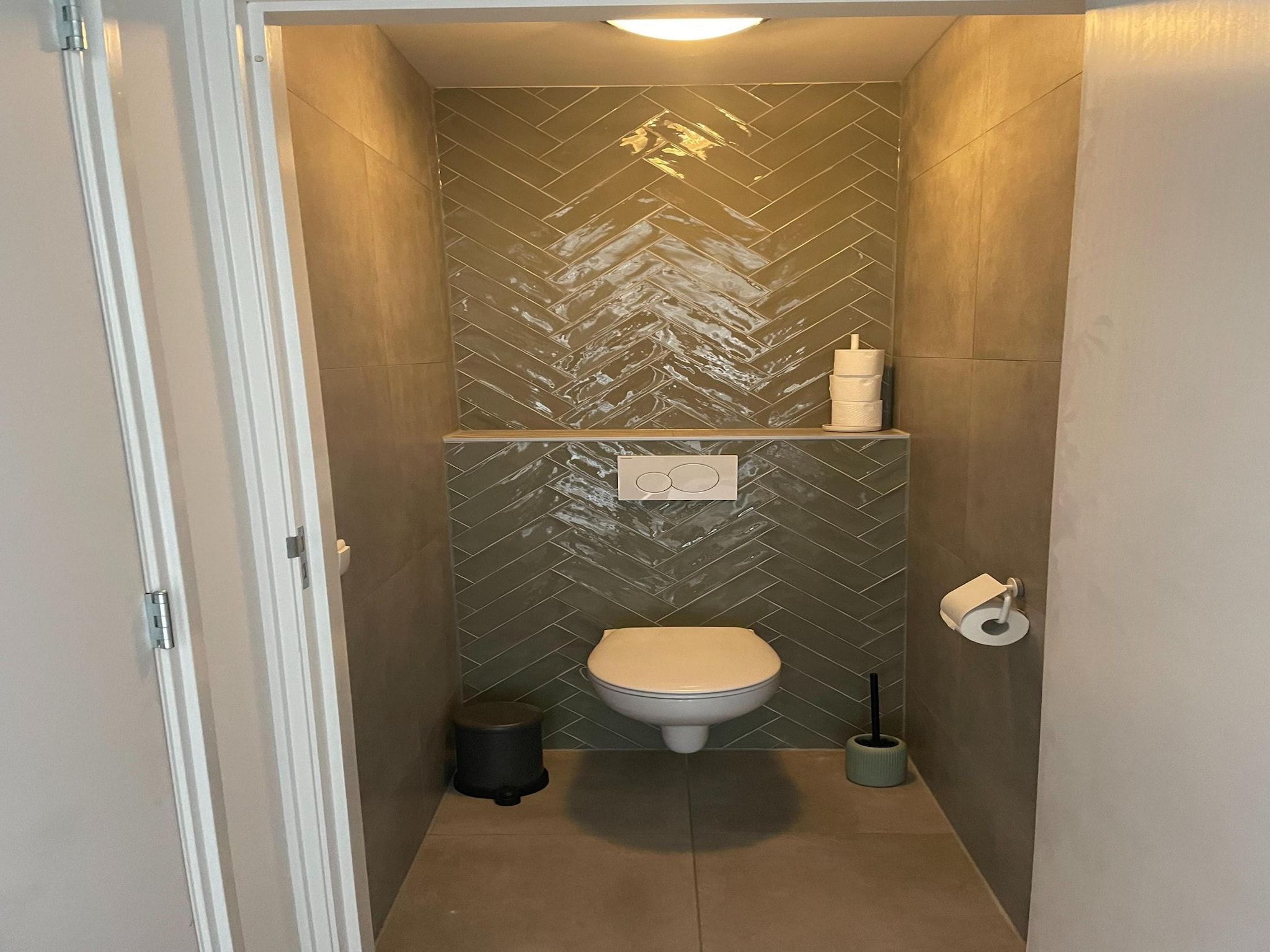 De badkamer van Recreatiepark Idskenhuizen 11 in Idskenhuizen