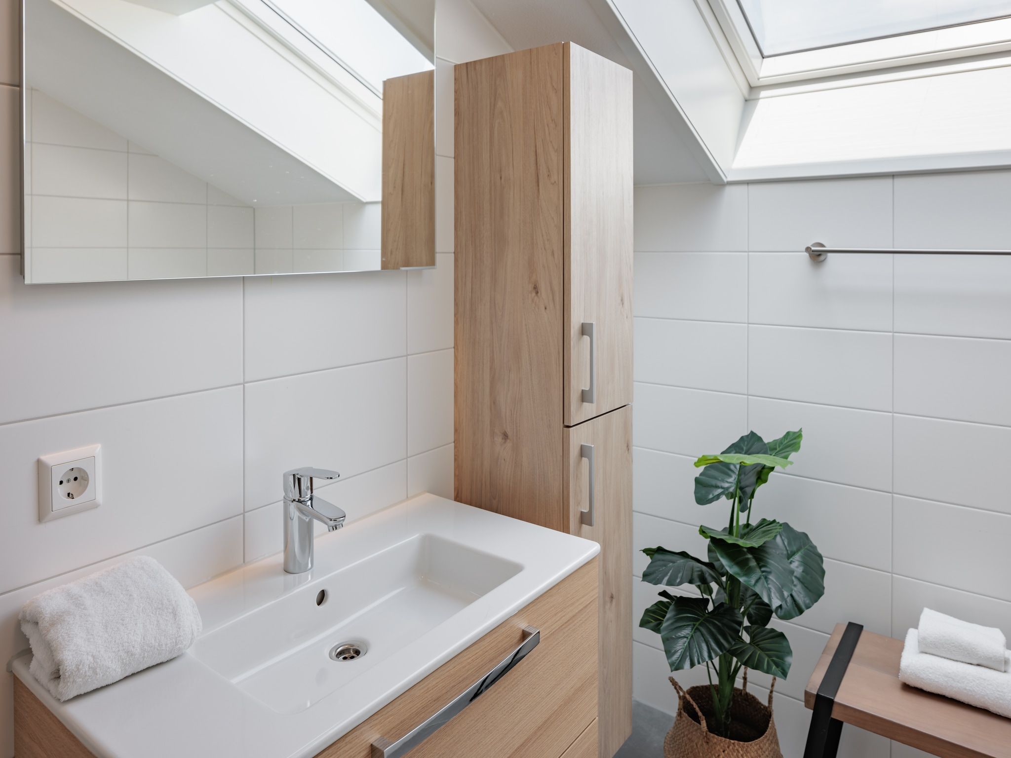 De badkamer van Duinresort Dunimar 5 in Noordwijkerhout